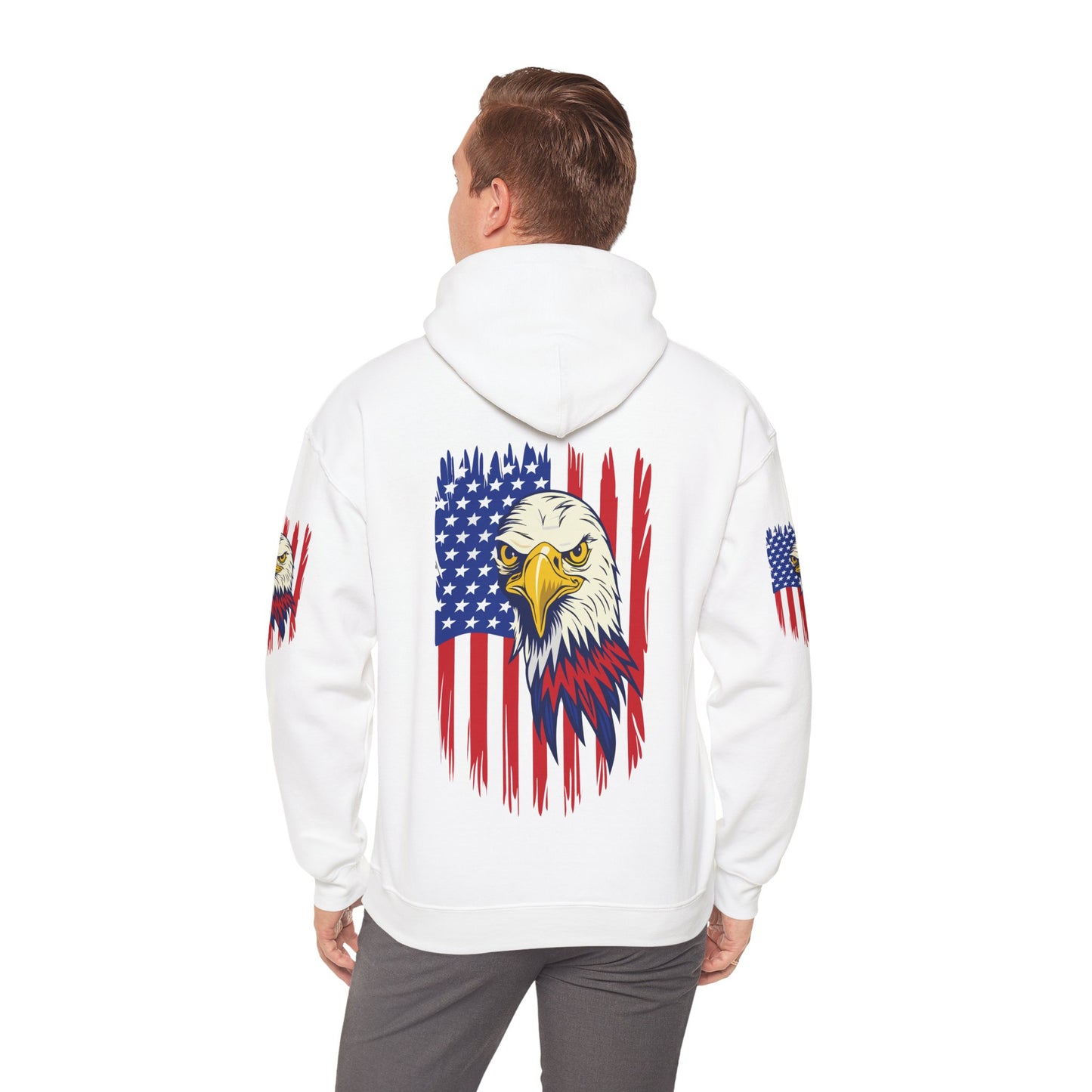 Princess Grace Patriotic Eagle Unisex Heavy Blend Hoodie