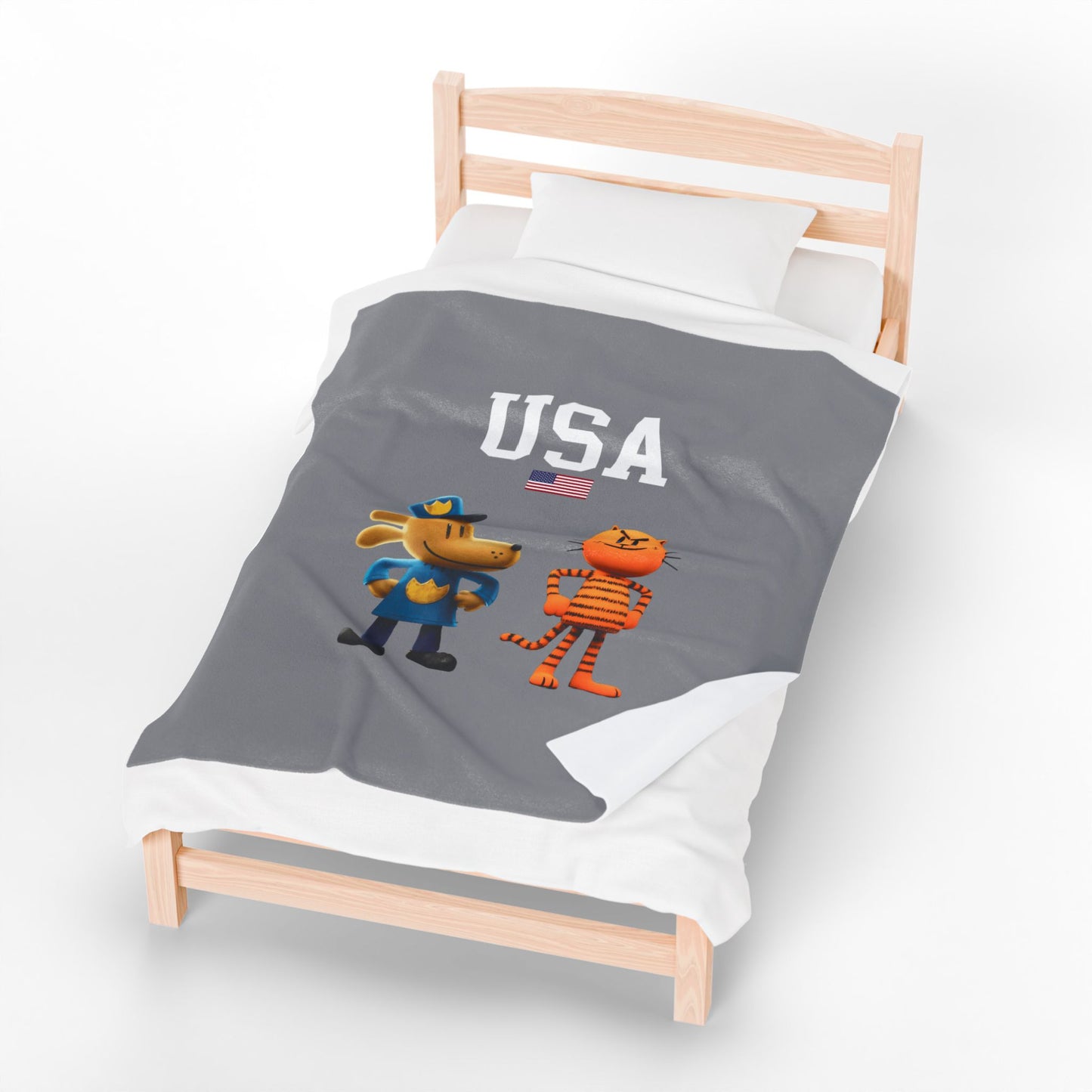 Princess Grace TEAM USA Velveteen Plush Blanket