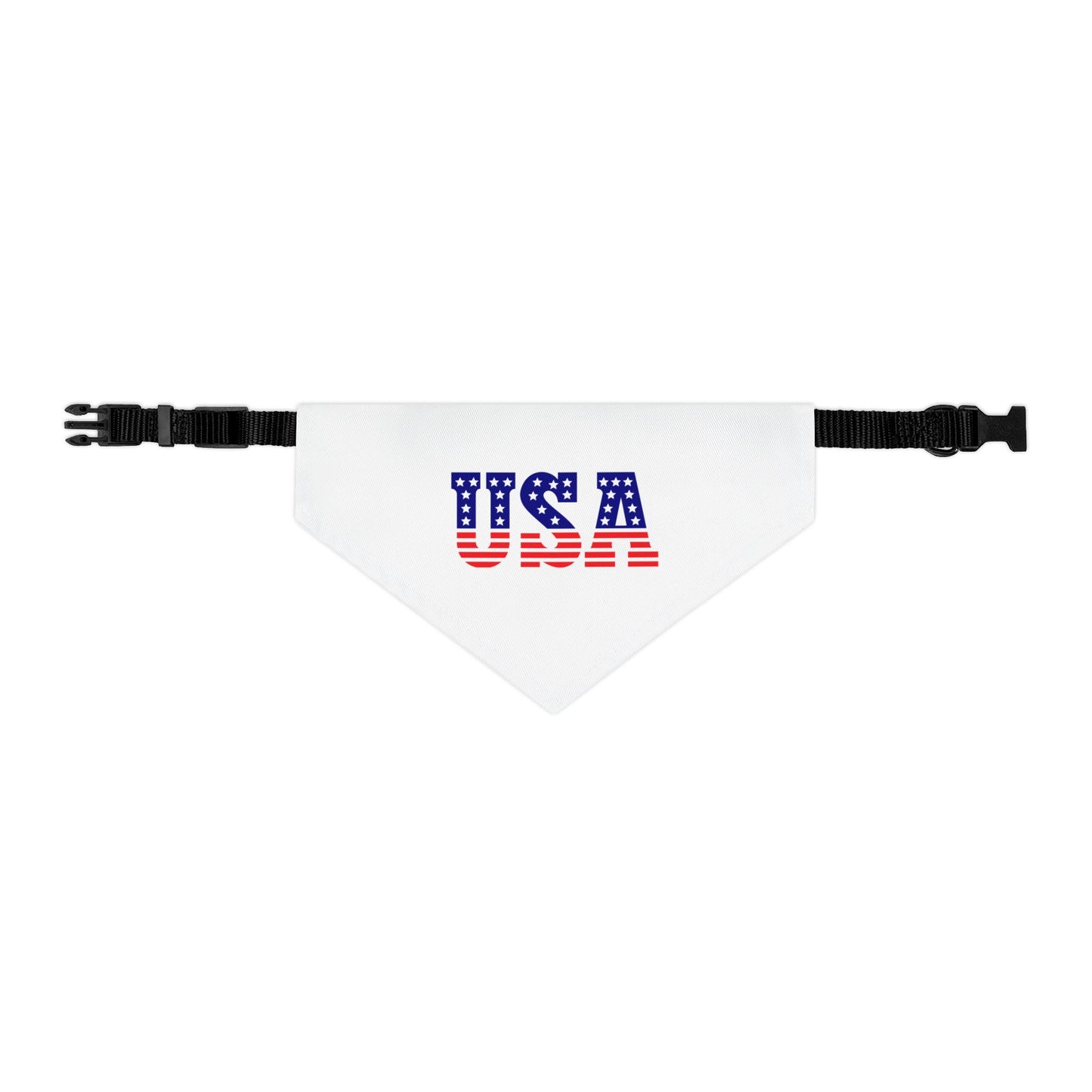 Princess Grace USA Flag Pet Bandana Collar Patriotic Dog Accessory for Celebrations