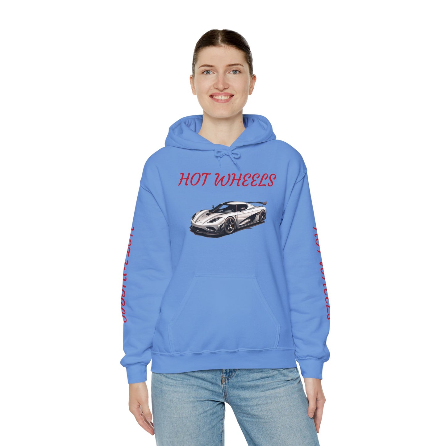 Princess Grace Hot Wheels Car Sweatshirt Unisex Heavy Blend Hoodie for Automotive Enthusiasts