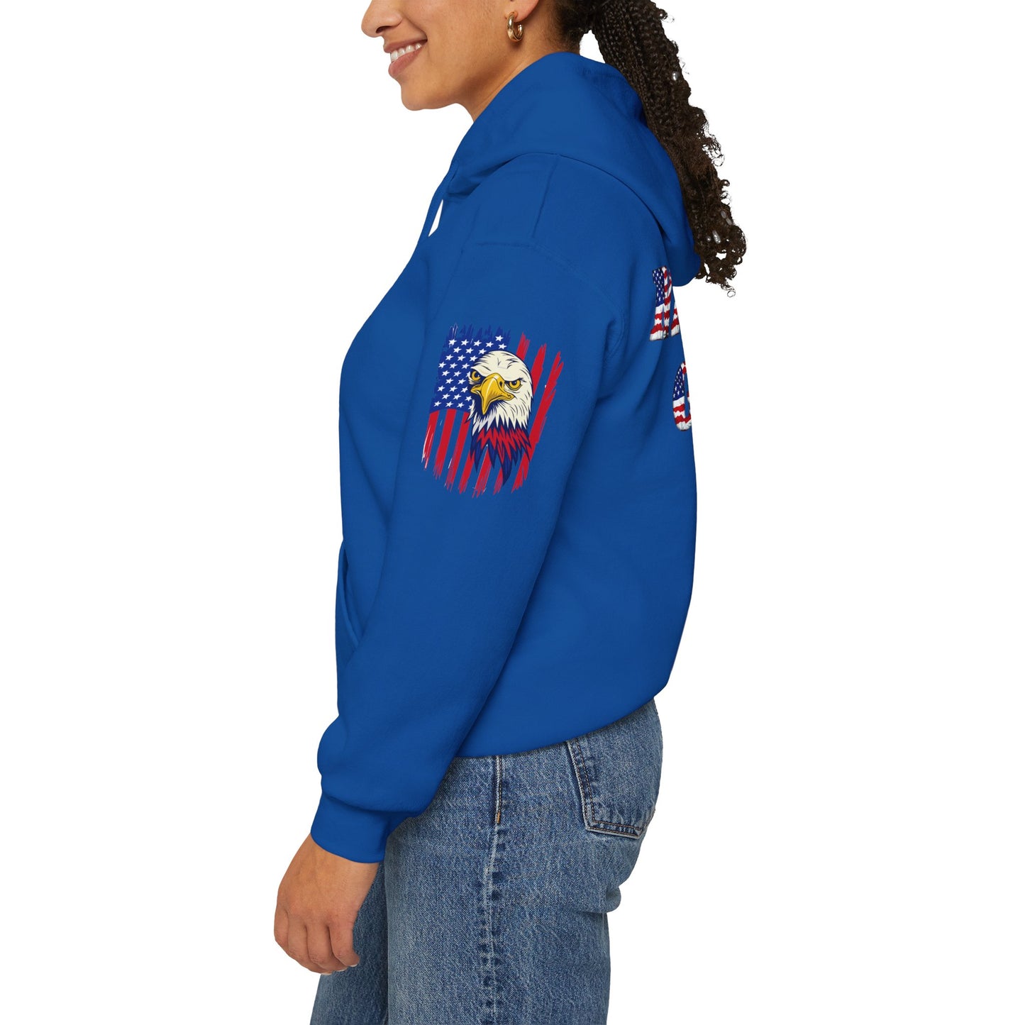 Princess Grace National Guard Patriotic Hoodie Unisex Heavy Blend Sweatshirt