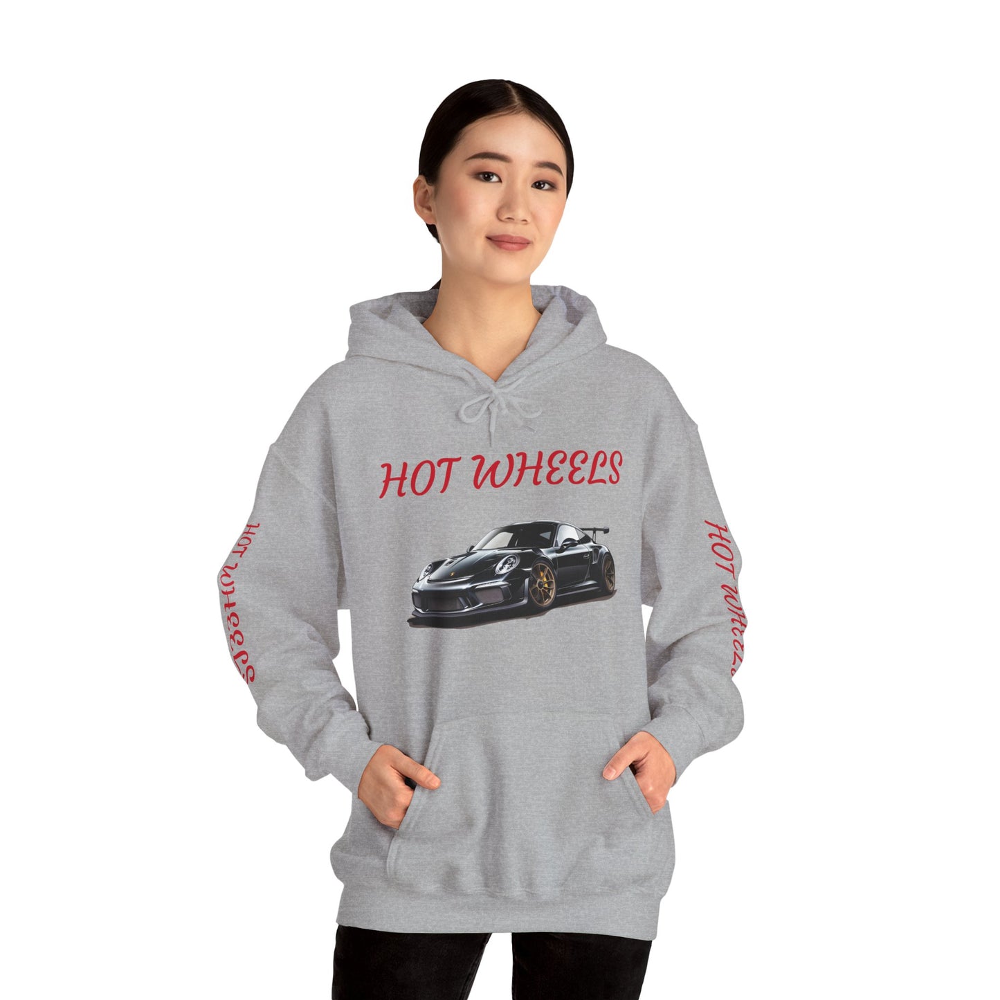 Princess Grace Hot Wheels Unisex Hooded Sweatshirt Passion for Cars and Racing Enthusiasts