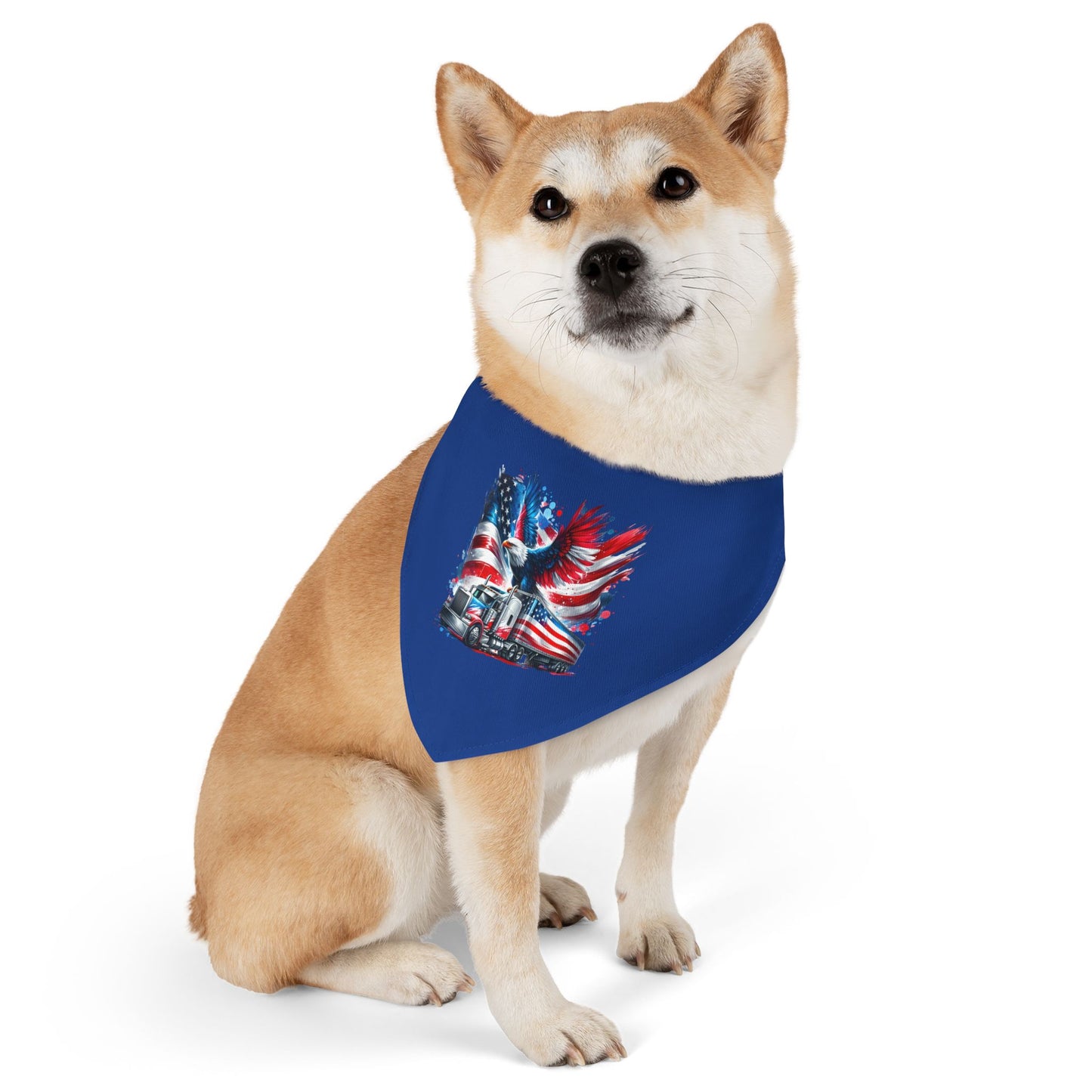Princess Grace Patriotic Pet Bandana Collar USA Flag Design for Dogs