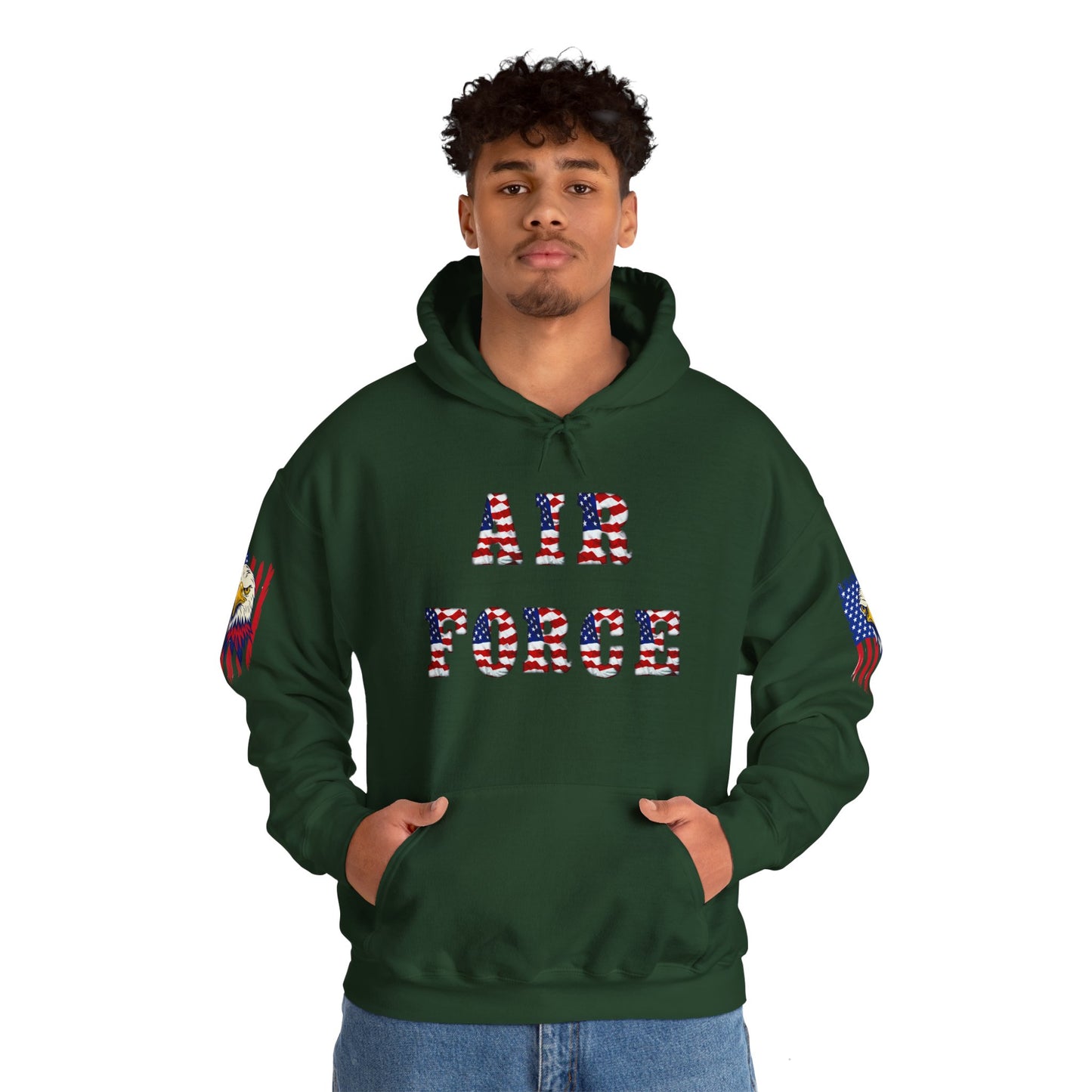 Princess Grace Unisex Air Force Hoodie with Eagle Design