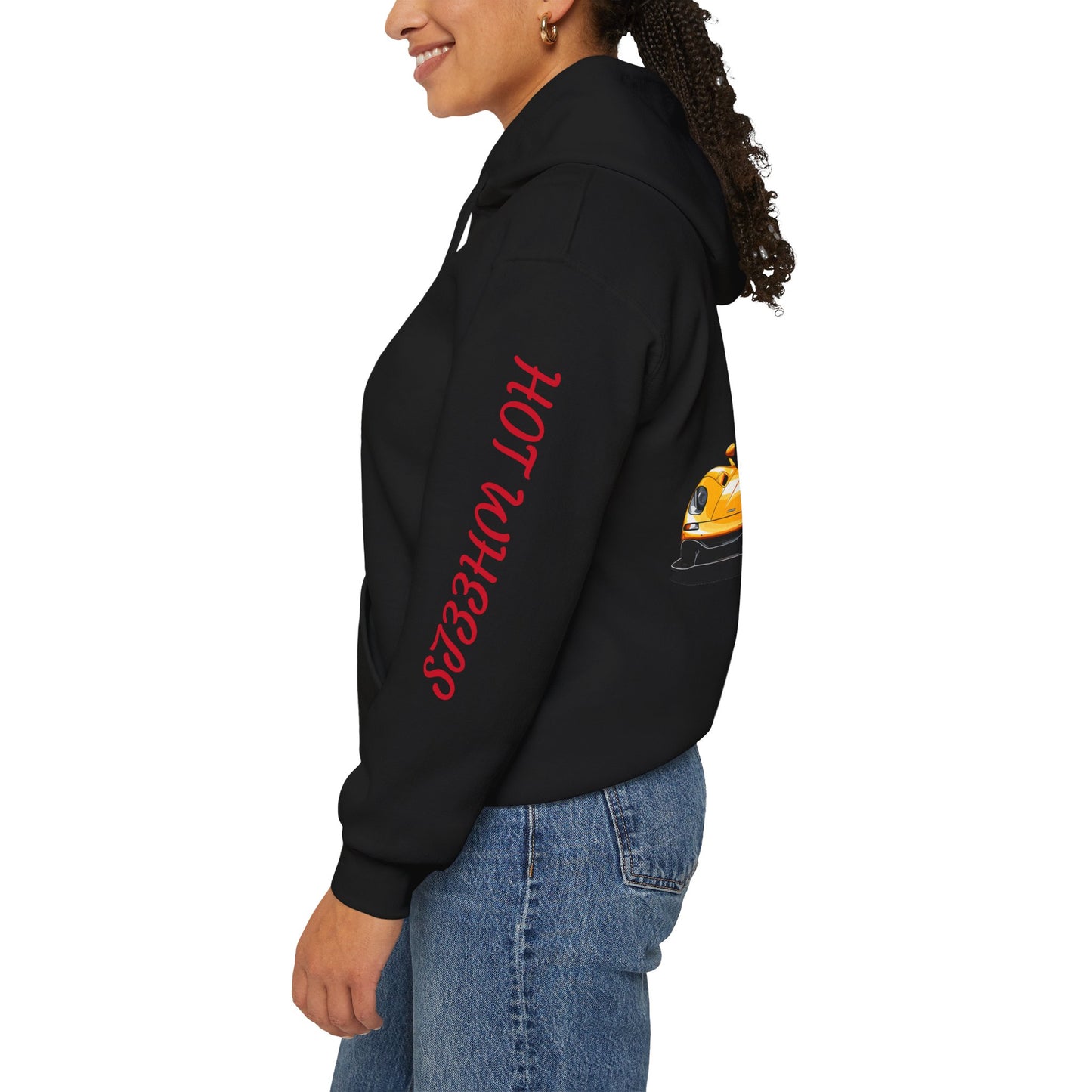 Princess Grace Hot Wheels Unisex Hooded Sweatshirt Stylish Gift for Car Lovers