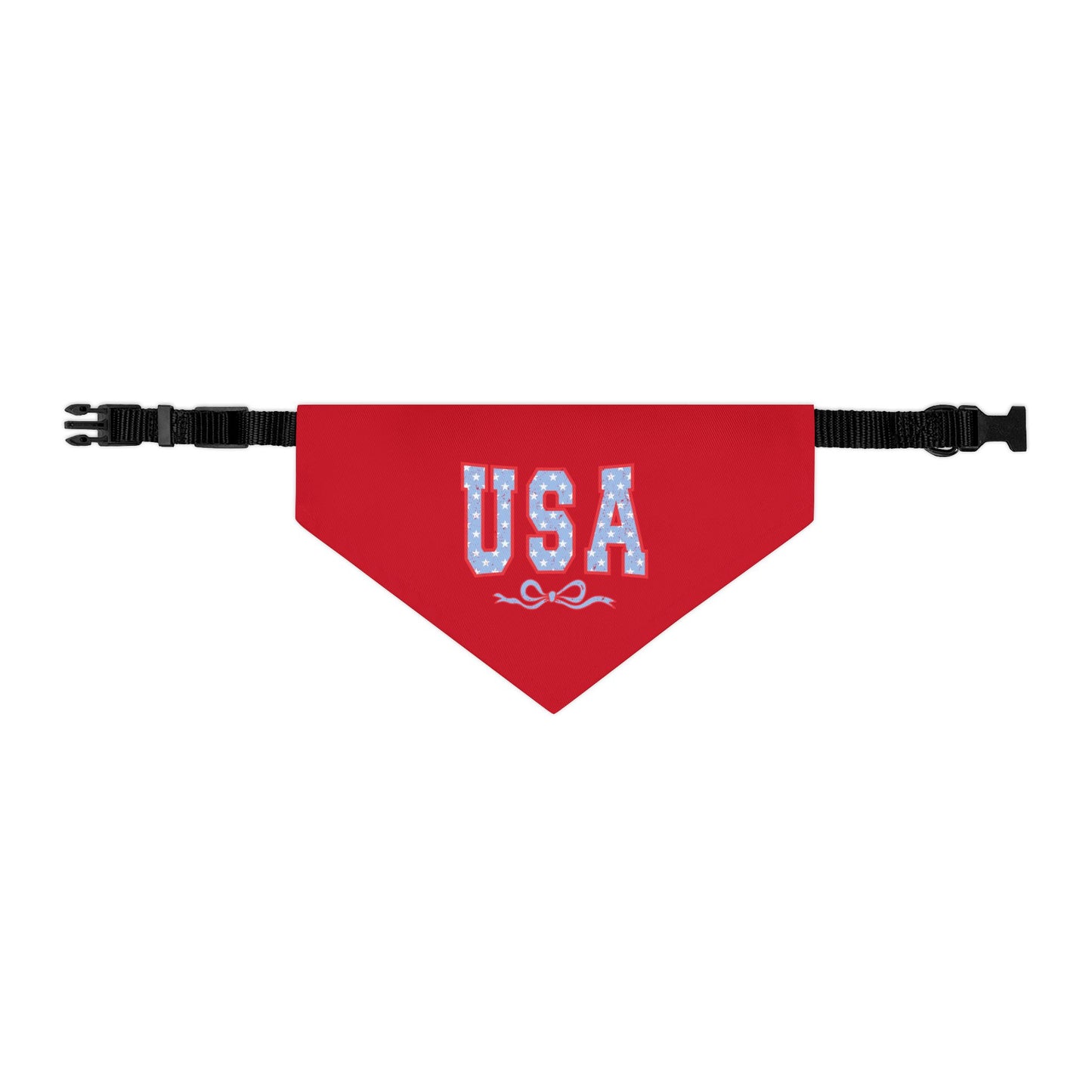 Princess Grace USA Pet Bandana Collar Patriotic Dog Accessory for Holidays & Celebrations