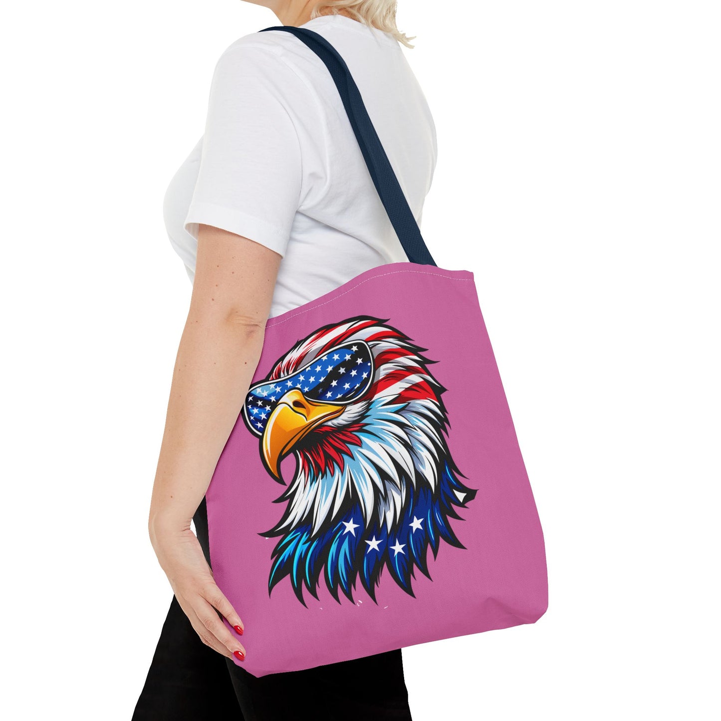Princess Grace Patriotic Eagle Tote Bag Perfect for July 4th Celebrations