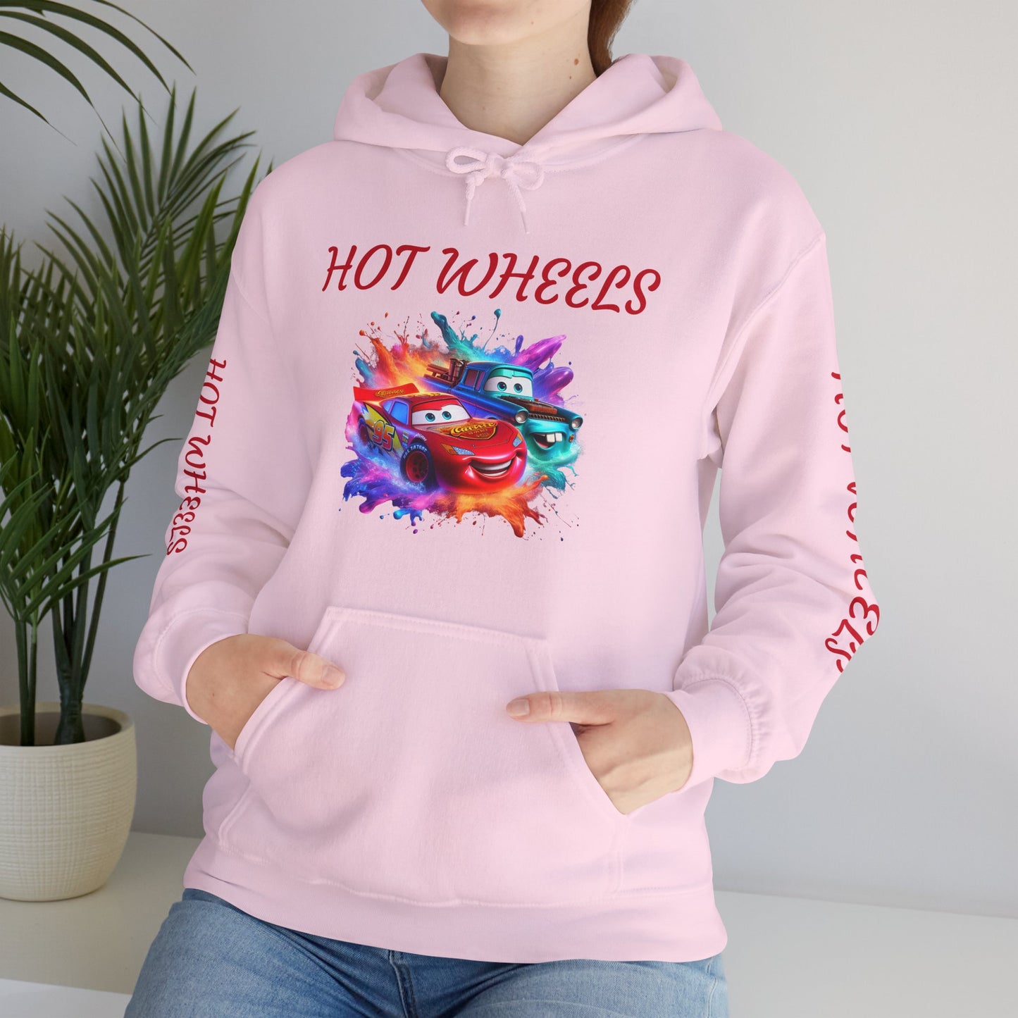Princess Grace Cool Hot Wheels Unisex Hooded Sweatshirt Perfect for Car Enthusiasts