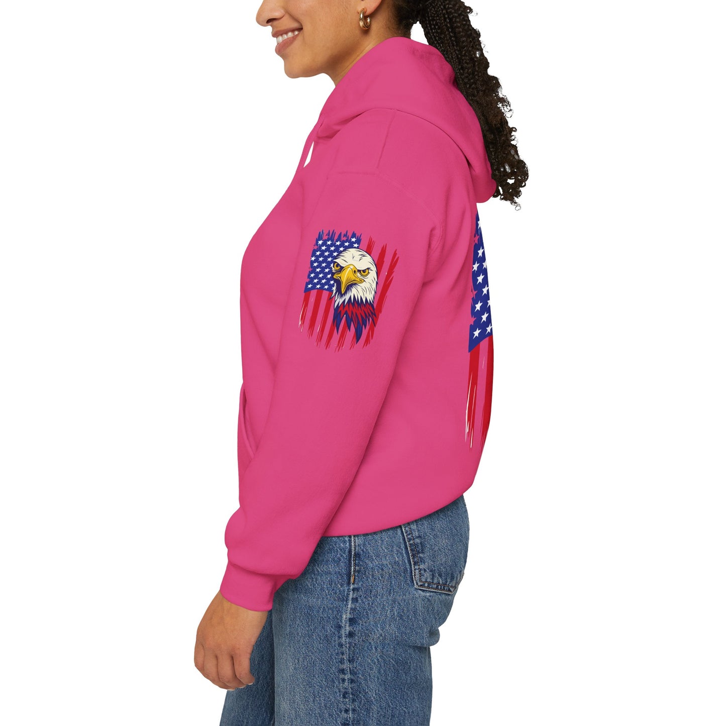 Princess Grace Patriotic Eagle Unisex Heavy Blend Hoodie