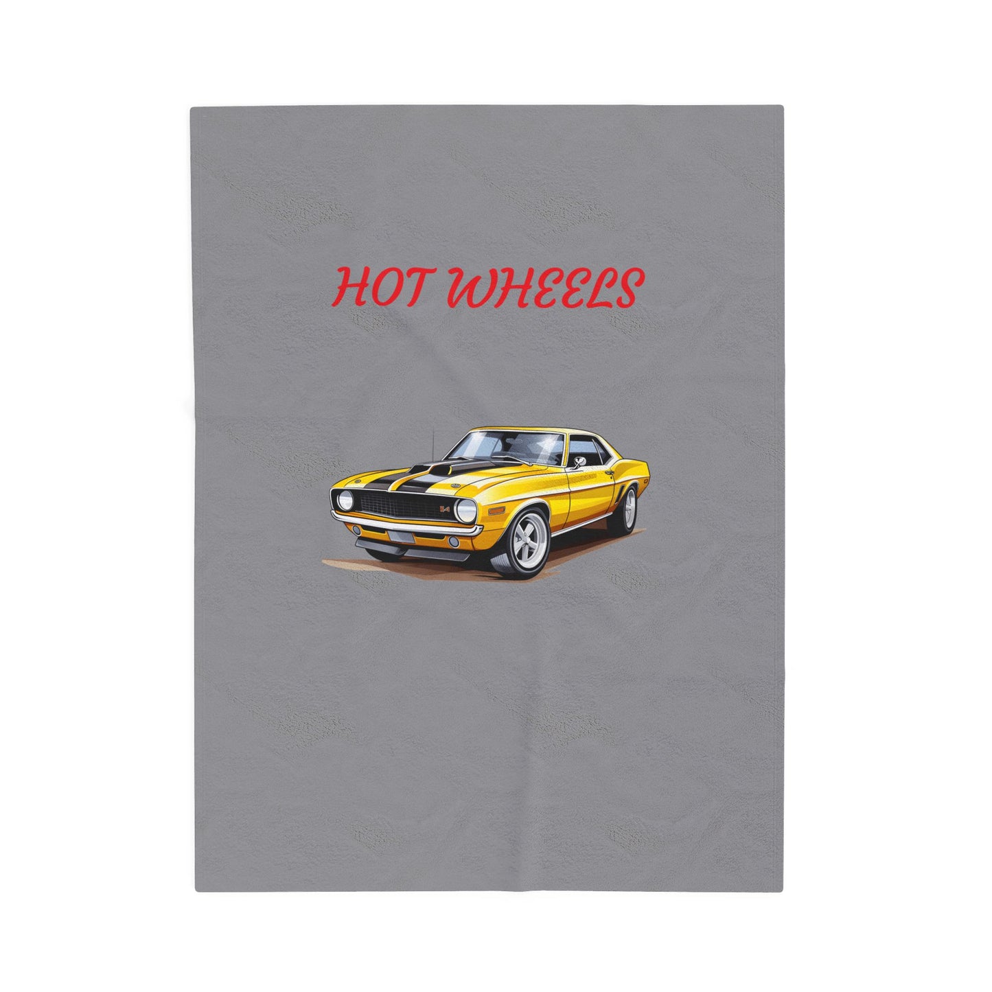 Princess Grace Hot Wheels Velveteen Plush Blanket Cozy Car Lover Throw for Relaxation