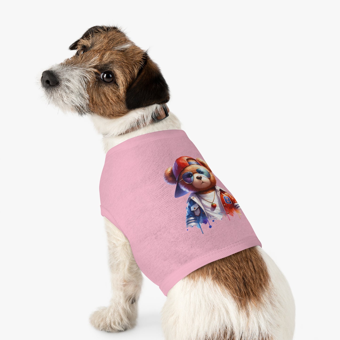 Princess Grace CUTE Cool Bear Pet Tank Top Stylish Dog Apparel for Fun Outings