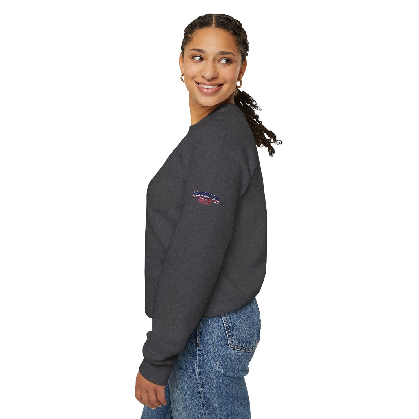 Princess Grace American Dad Unisex Crewneck Sweatshirt Patriotic Gift for Father's Day