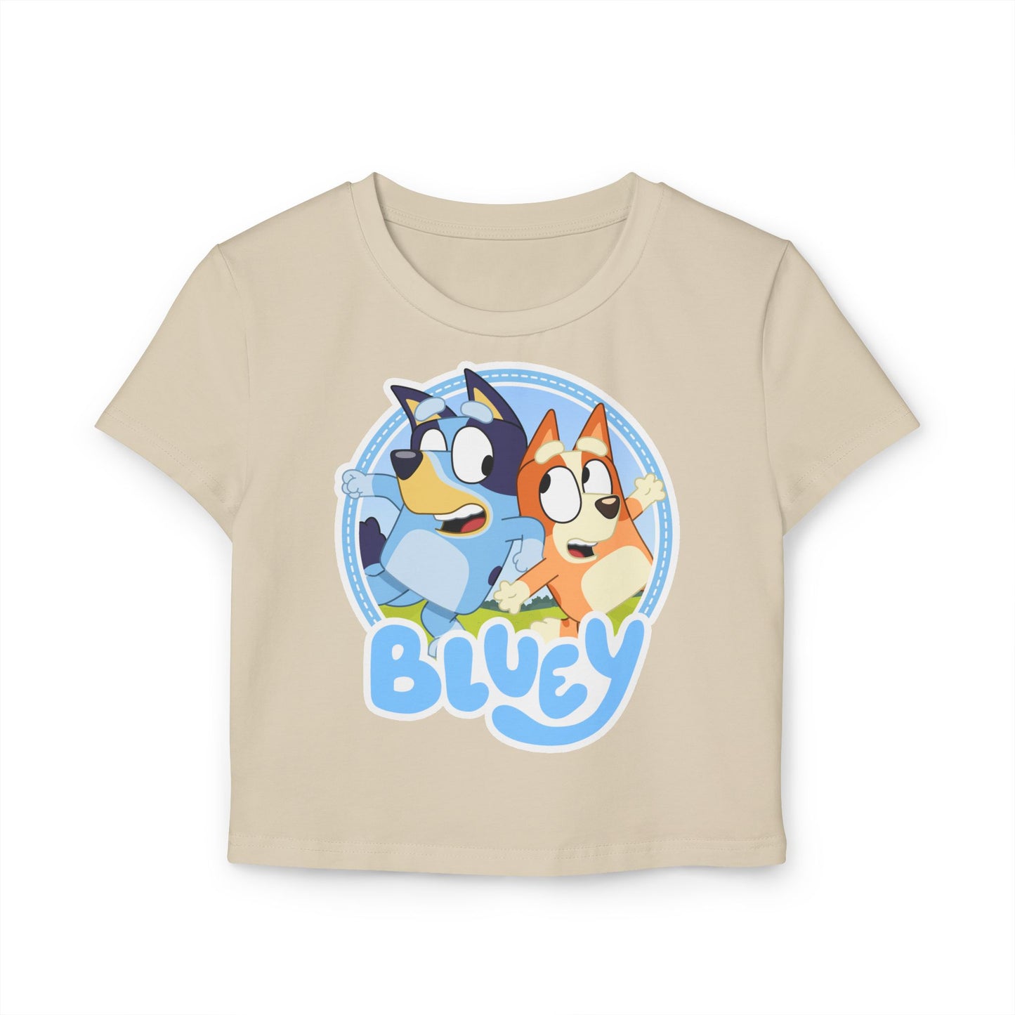 Princess Grace Bluey Cartoon Women's Baby Tee Fun & Playful Kids Apparel