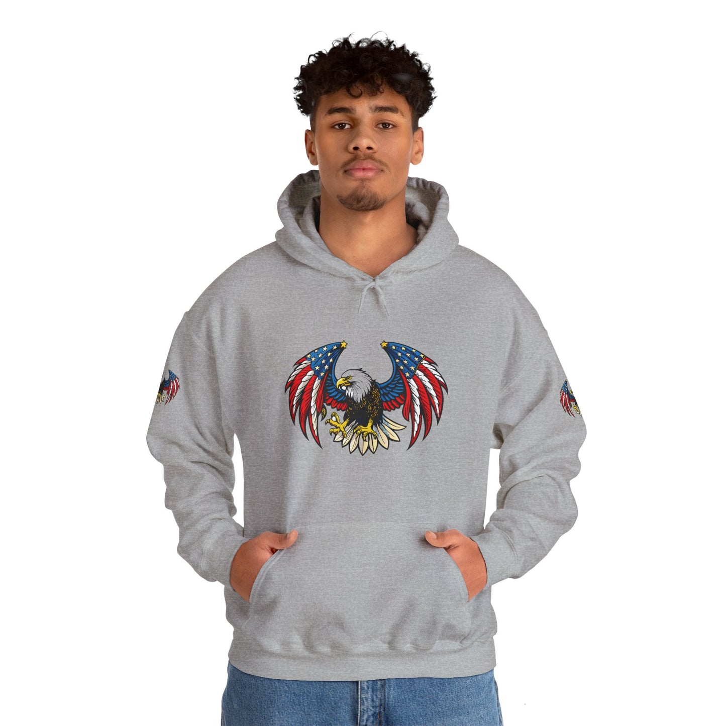 Princess Grace American Eagle Emblem Patriotic Unisex Hoodie