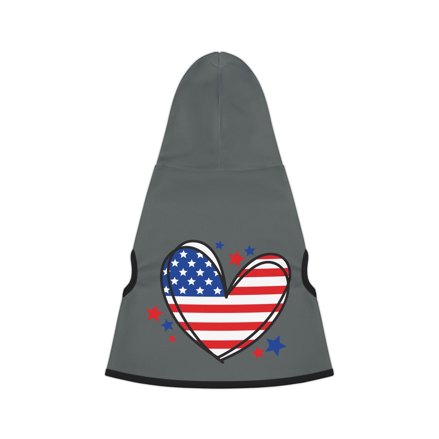 Princess Grace Patriotic Pet Hoodie Cozy Dog Apparel for Independence Day Celebrations