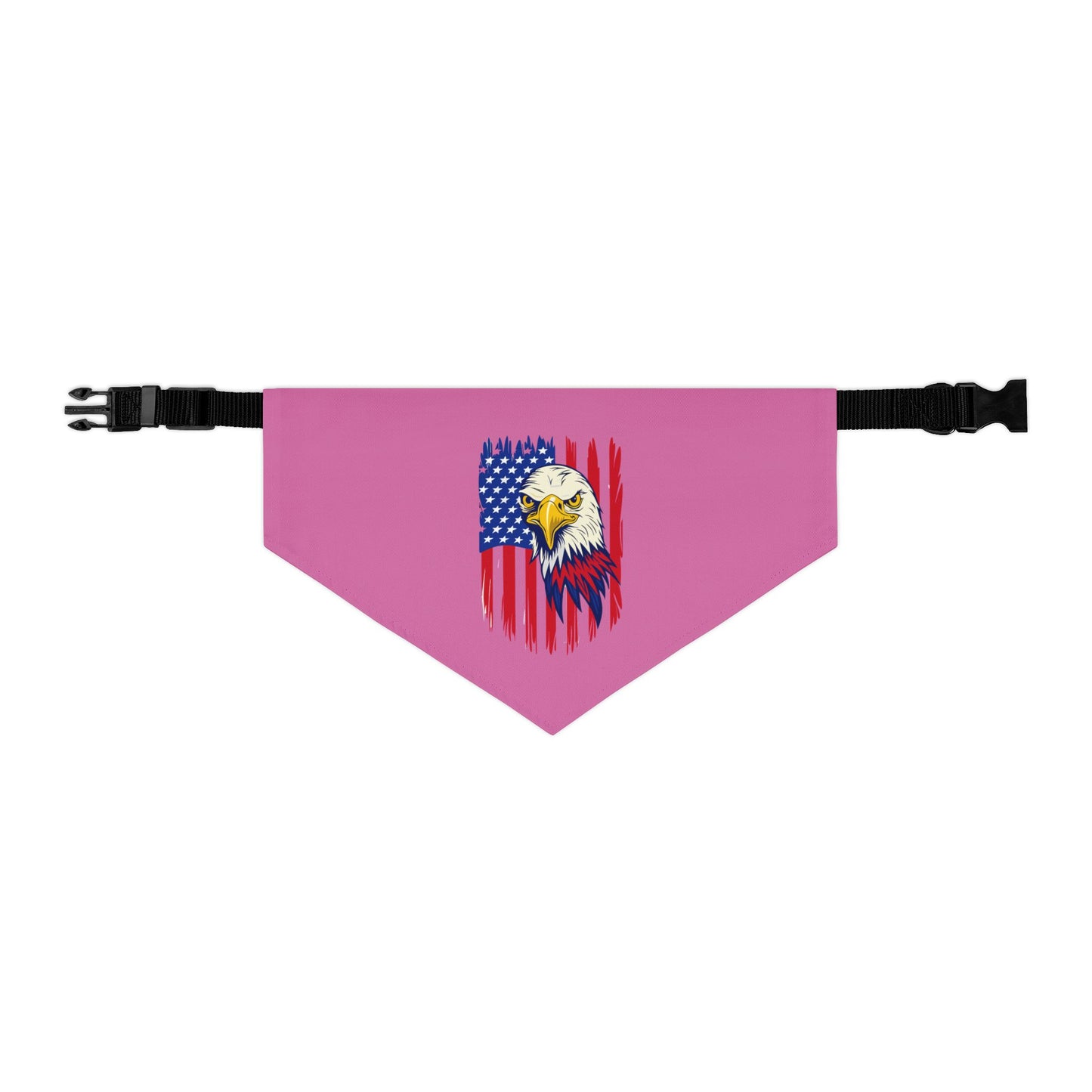 Princess Grace Patriotic Eagle Pet Bandana Collar Perfect for Holidays & Celebrations