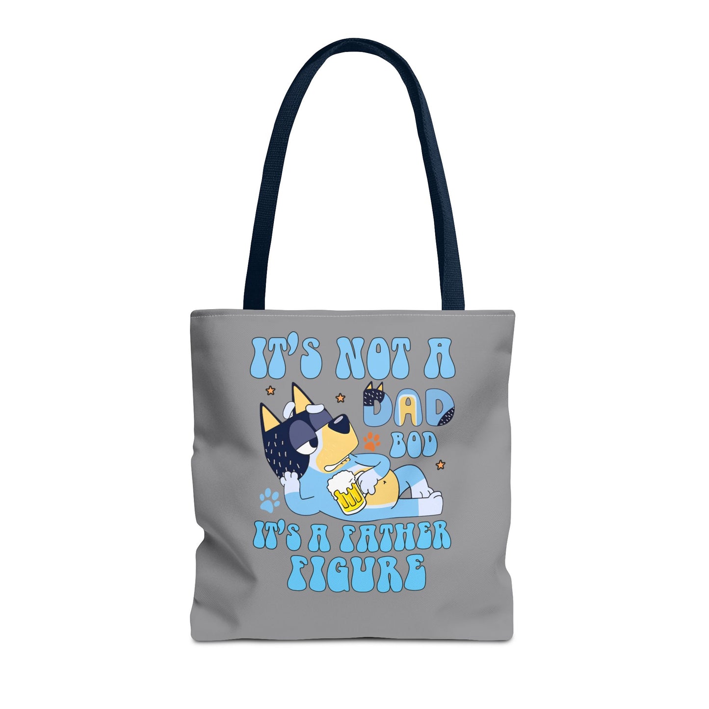 Princess Grace Funny Dog Dad Tote Bag Perfect Gift for Father's Day