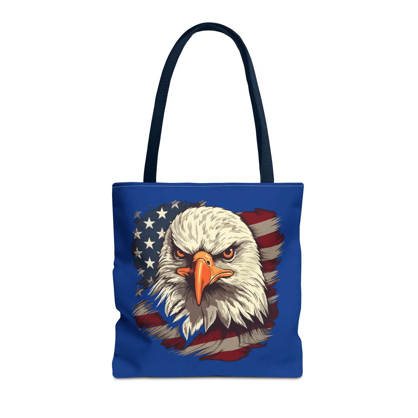 Princess Grace Patriotic Eagle Tote Bag American Flag Design