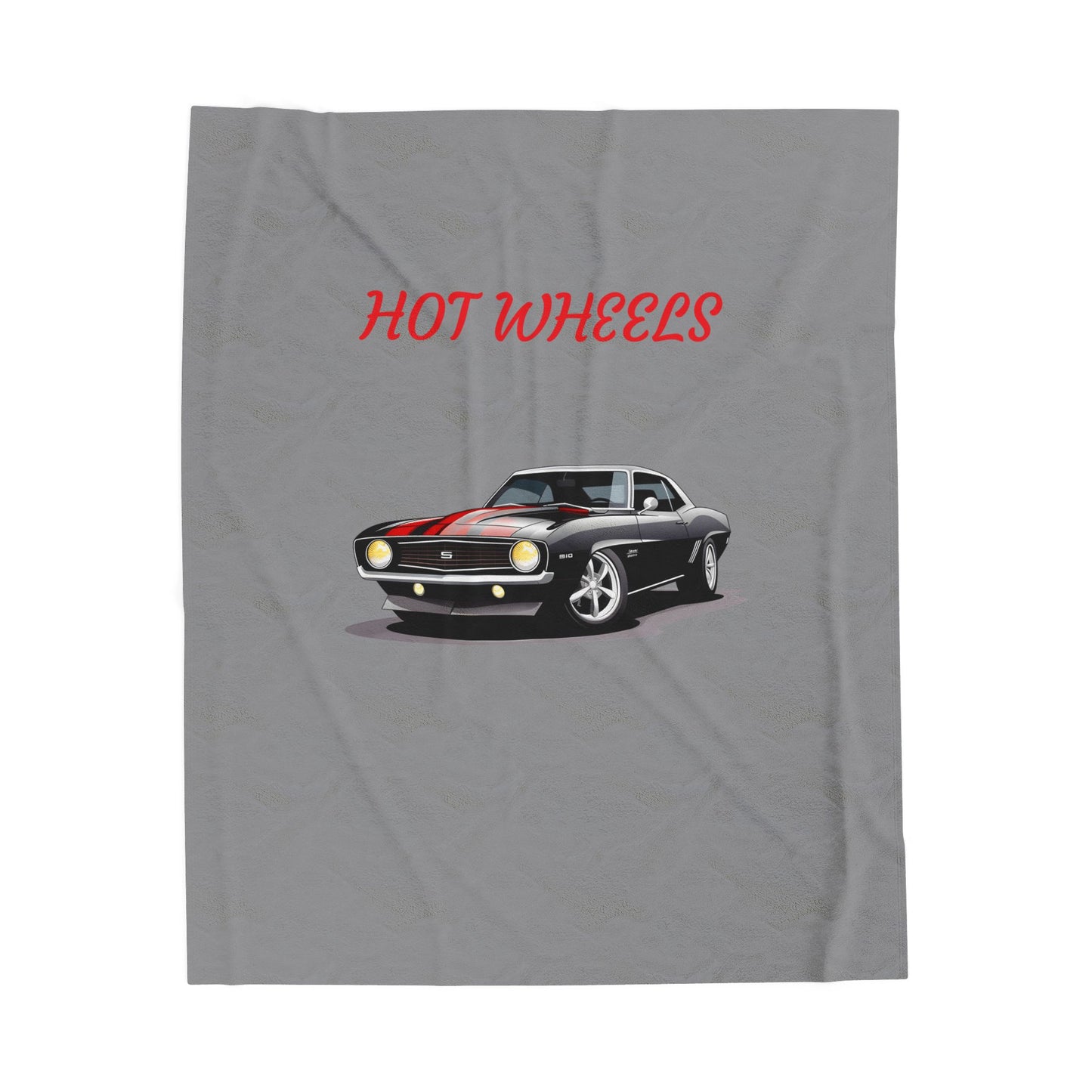 Princess Grace Hot Wheels Velveteen Plush Blanket Cozy Car Themed Throw for Auto Enthusiasts