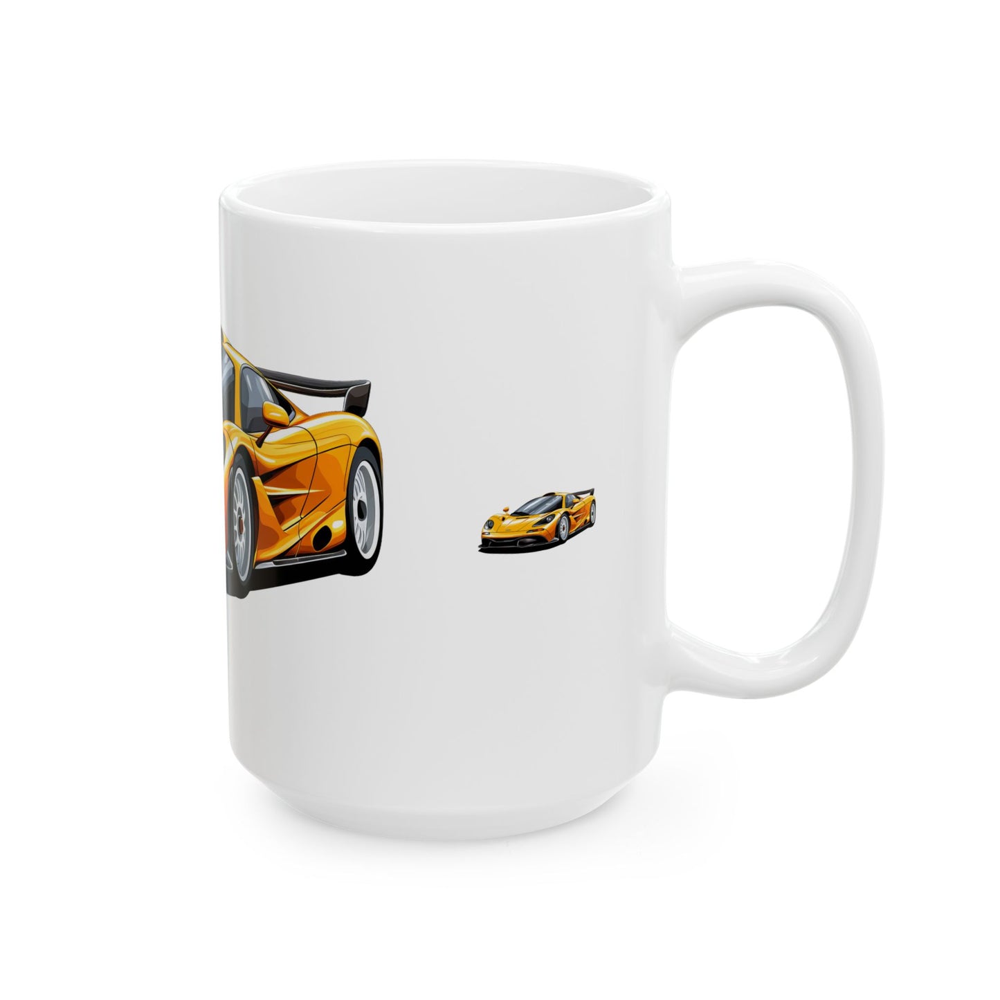 Princess Grace Sports Car Ceramic Mug 11oz & 15oz Perfect Gift for Car Enthusiasts