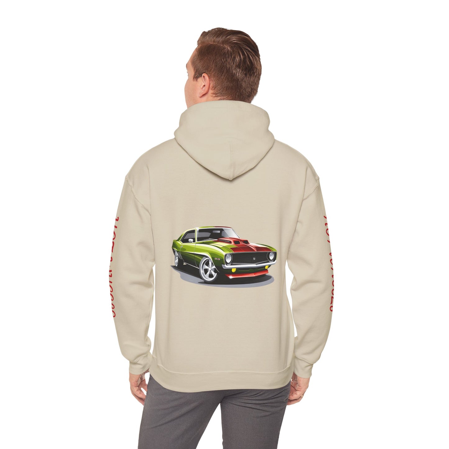 Princess Grace Retro Hot Wheels Graphic Hoodie for Car Enthusiasts