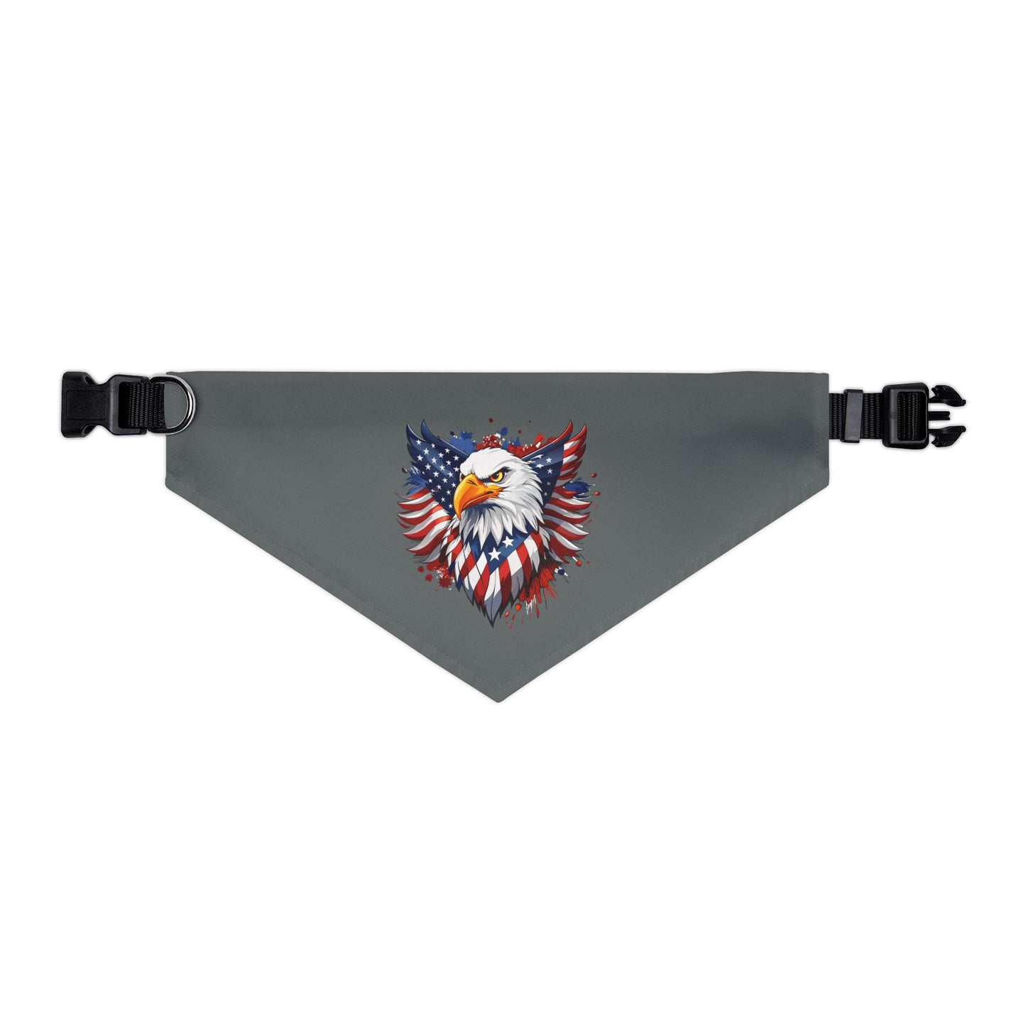 Princess Grace Patriotic Eagle Pet Bandana Collar Independence Day Dog Accessory