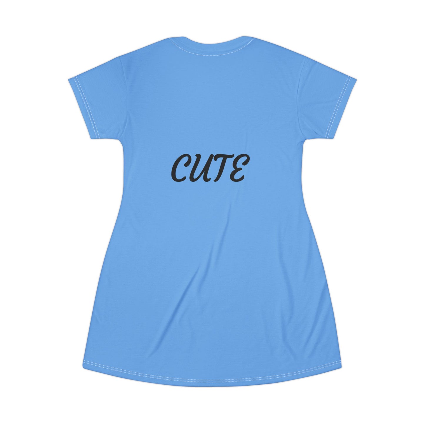 Princess Grace Cute Chic T-Shirt Dress for Casual Style and Comfort