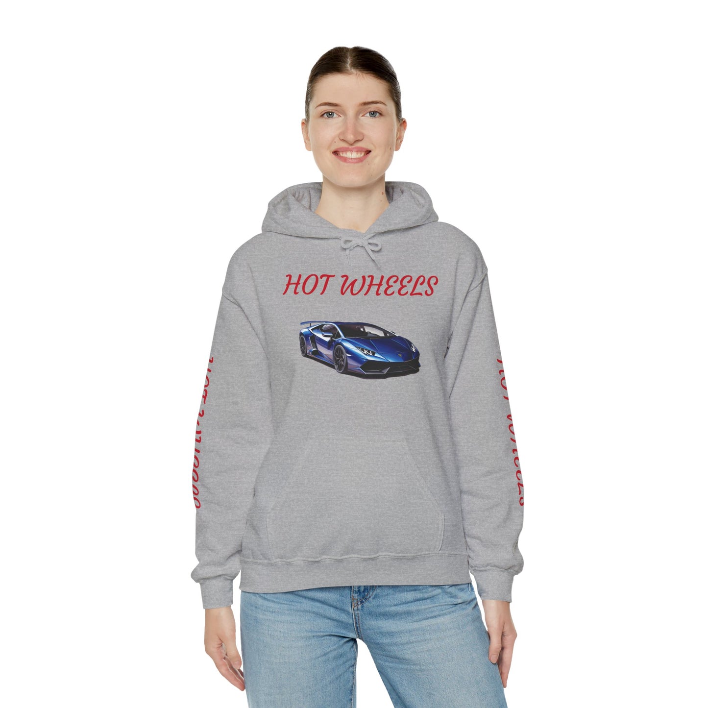 Princess Grace Hot Wheels Unisex Heavy Blend Hoodie Cool Car Graphic Sweatshirt for Auto Enthusiasts
