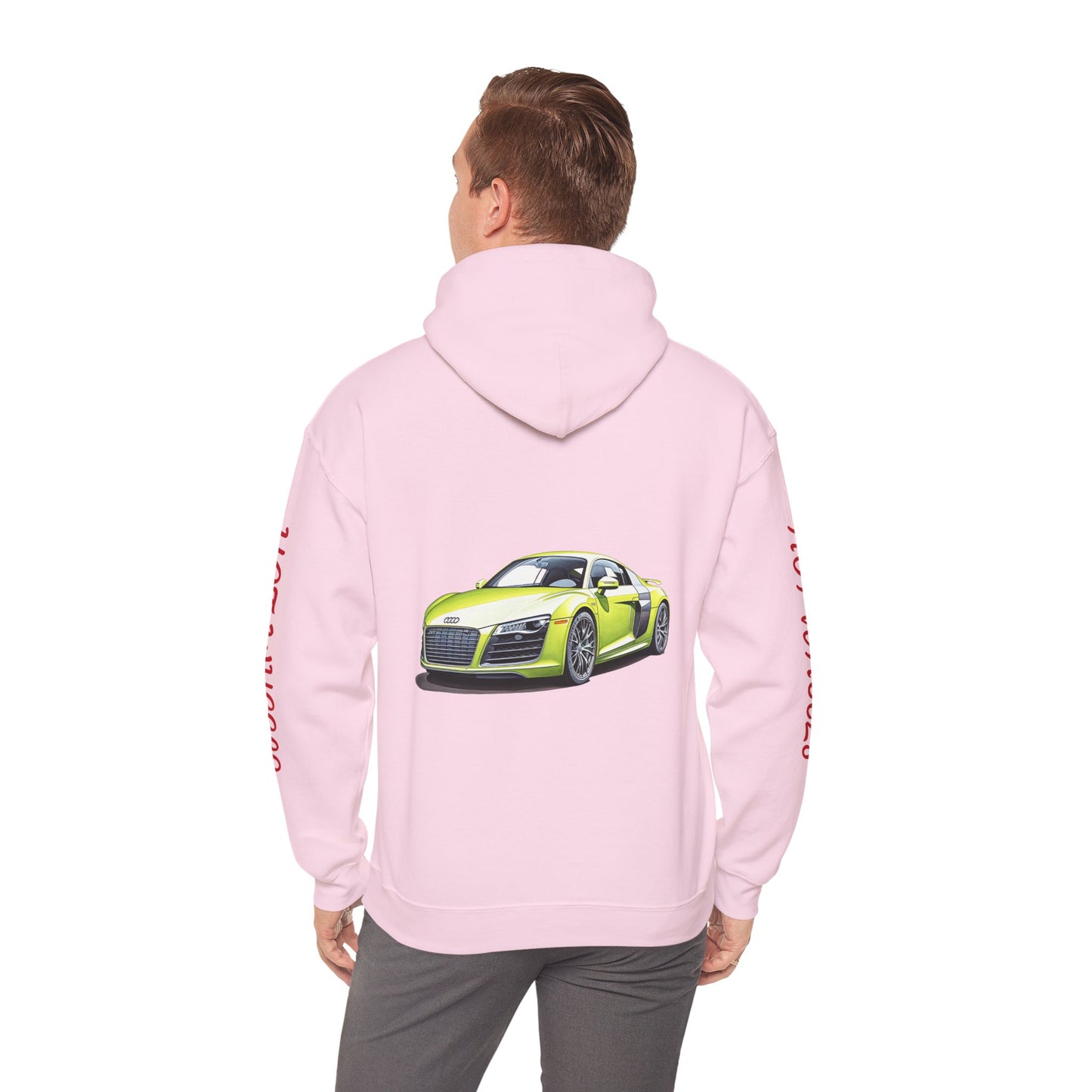 Princess Grace Hot Wheels Unisex Hooded Sweatshirt Cool Car Design for Auto Enthusiasts