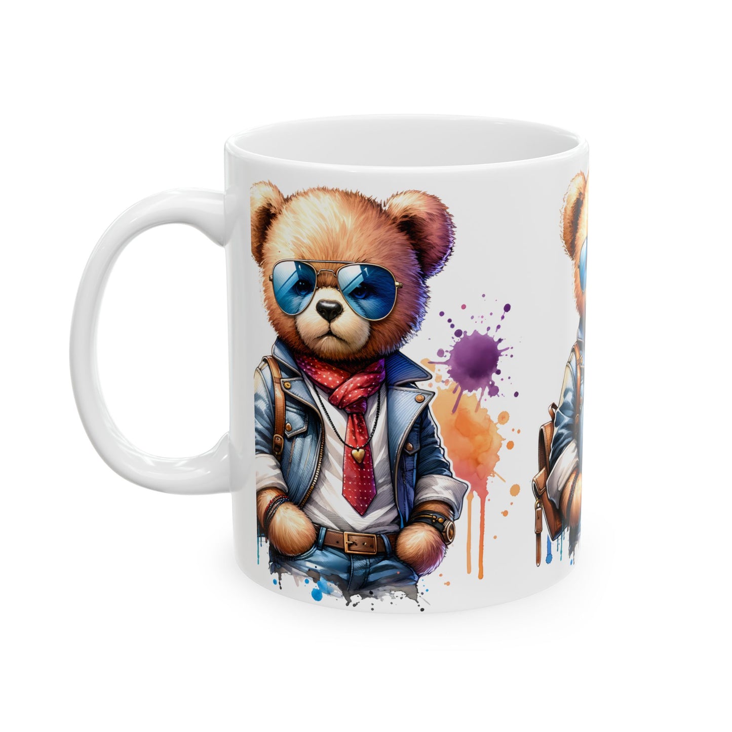 Princess Grace Cool Teddy Bear Ceramic Mug