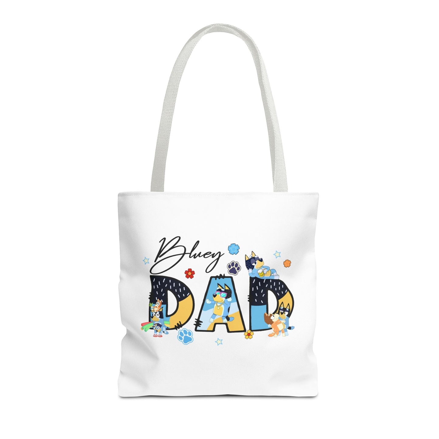 Princess Grace Bluey Dad Tote Bag Fun & Playful Accessory for Dog Lovers
