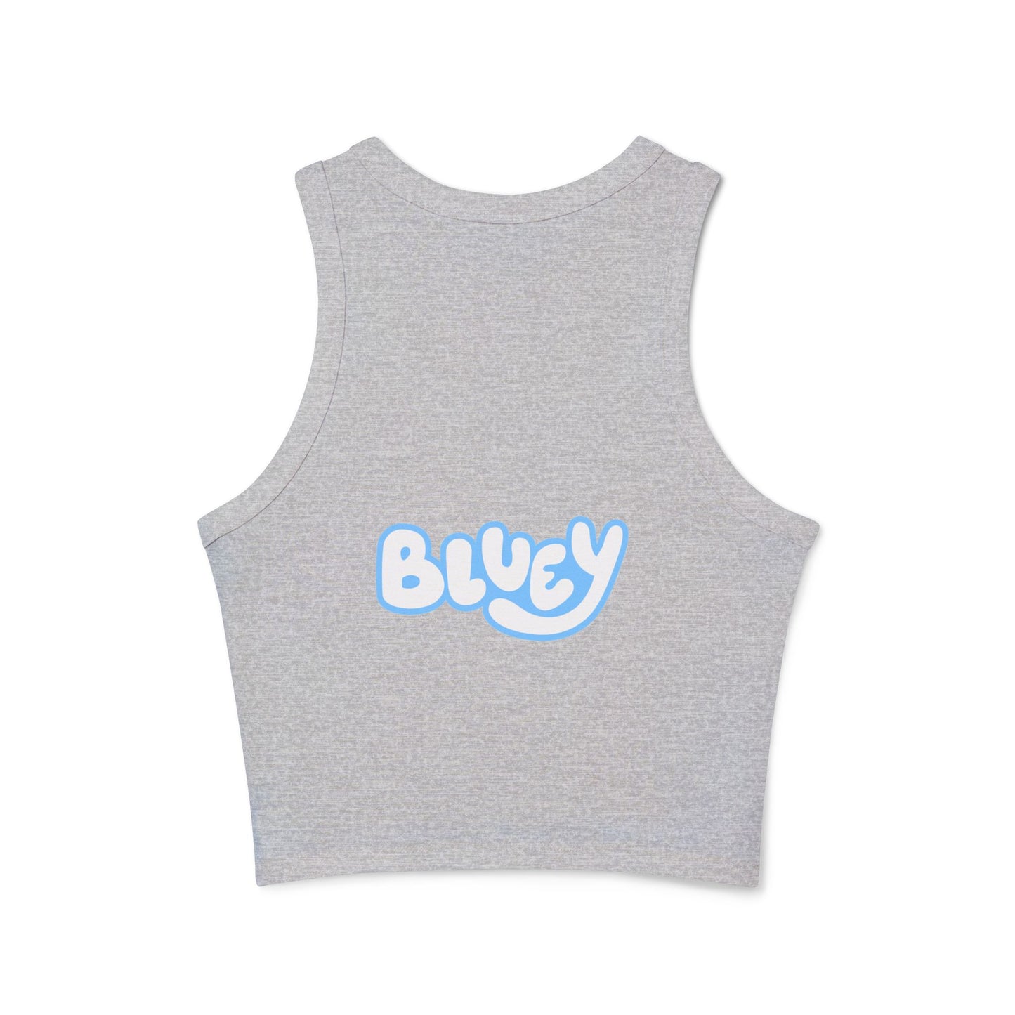 Princess Grace Bluey Women's Micro Rib Racer Tank Top Fun and Stylish for Casual Days