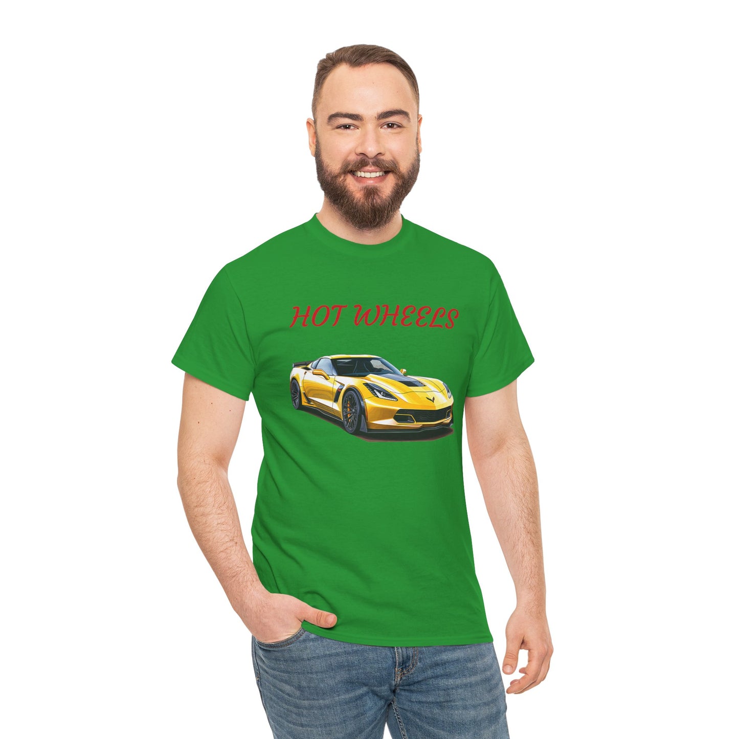 Princess Grace Hot Wheels Unisex Heavy Cotton Tee Sports Car Graphic T-Shirt