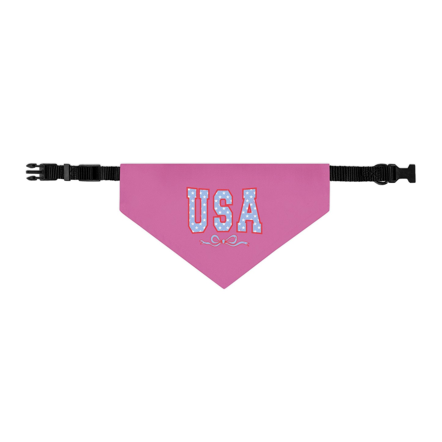 Princess Grace USA Pet Bandana Collar for Dogs Patriotic Dog Accessories
