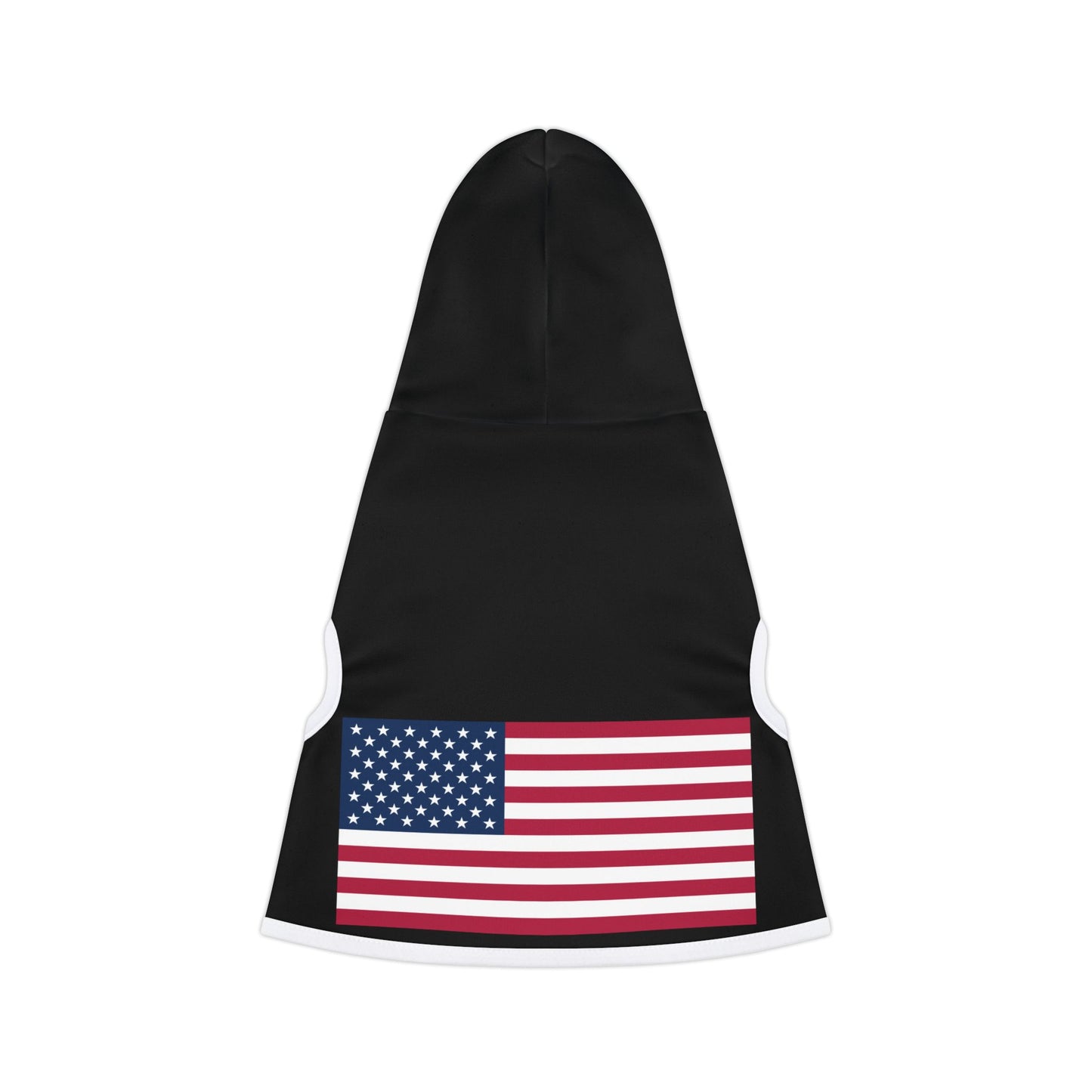 Princess Grace Patriotic Pet Hoodie American Flag Design for Stylish Pups