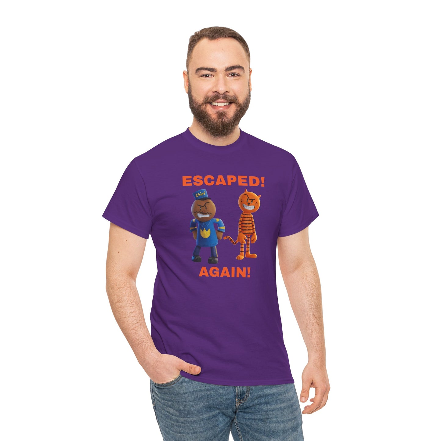 Princess Grace Humorous Escaped Again Unisex Heavy Cotton Tee