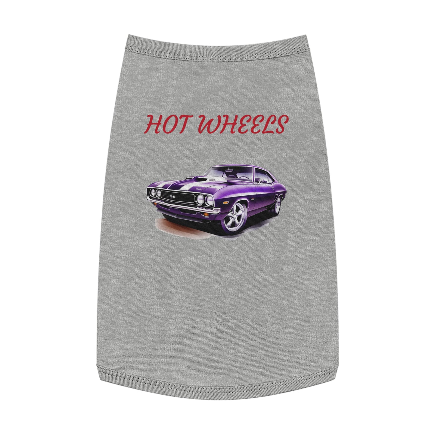 Princess Grace Hot Wheels Pet Tank Top Hot Wheels Car Design for Stylish Pets