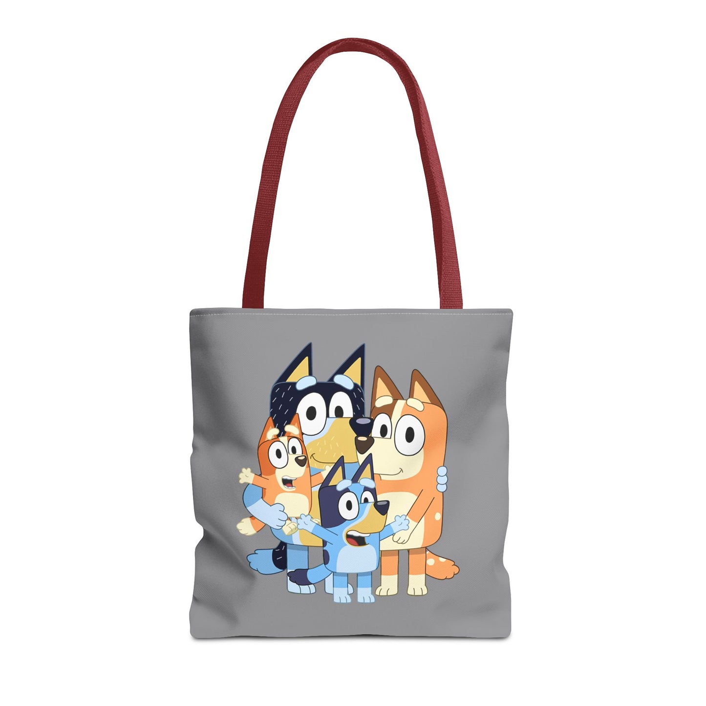 Princess Grace Cute Family Dogs Tote Bag Perfect for Dog Lovers and Kids Activities