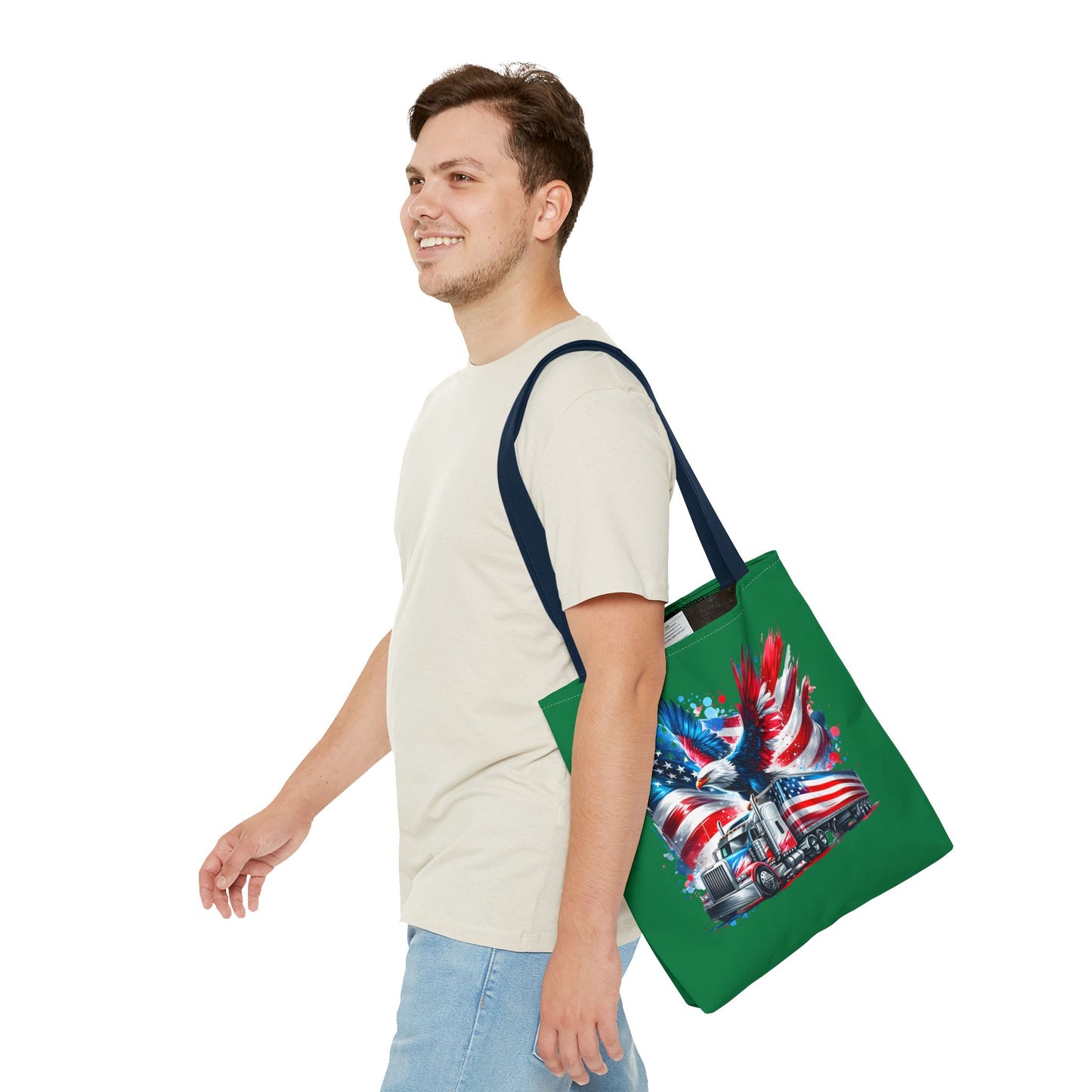 Princess Grace Patriotic Eagle Truck Tote Bag Celebrate Freedom and Adventure