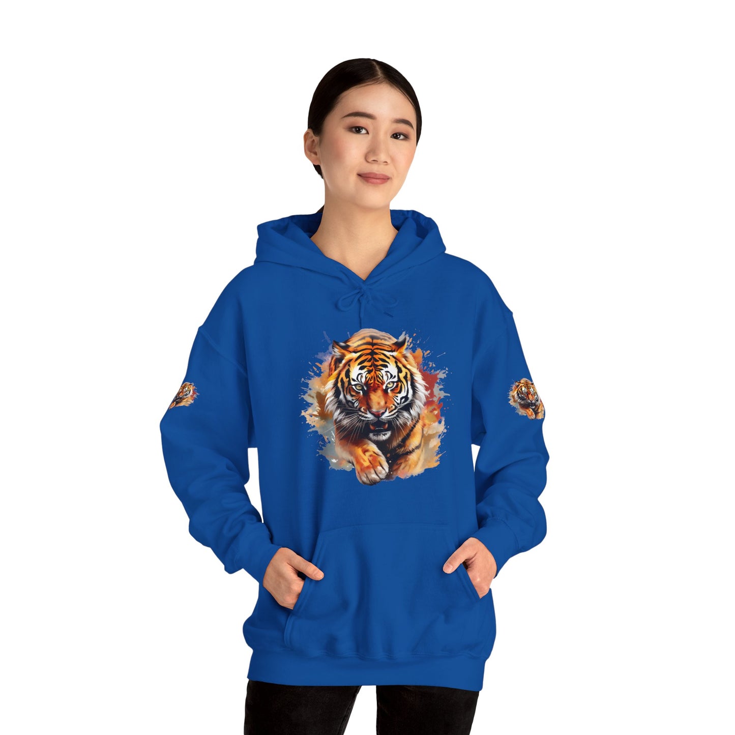 Princess Grace Fierce Tiger Graphic Unisex Heavy Blend Hoodie