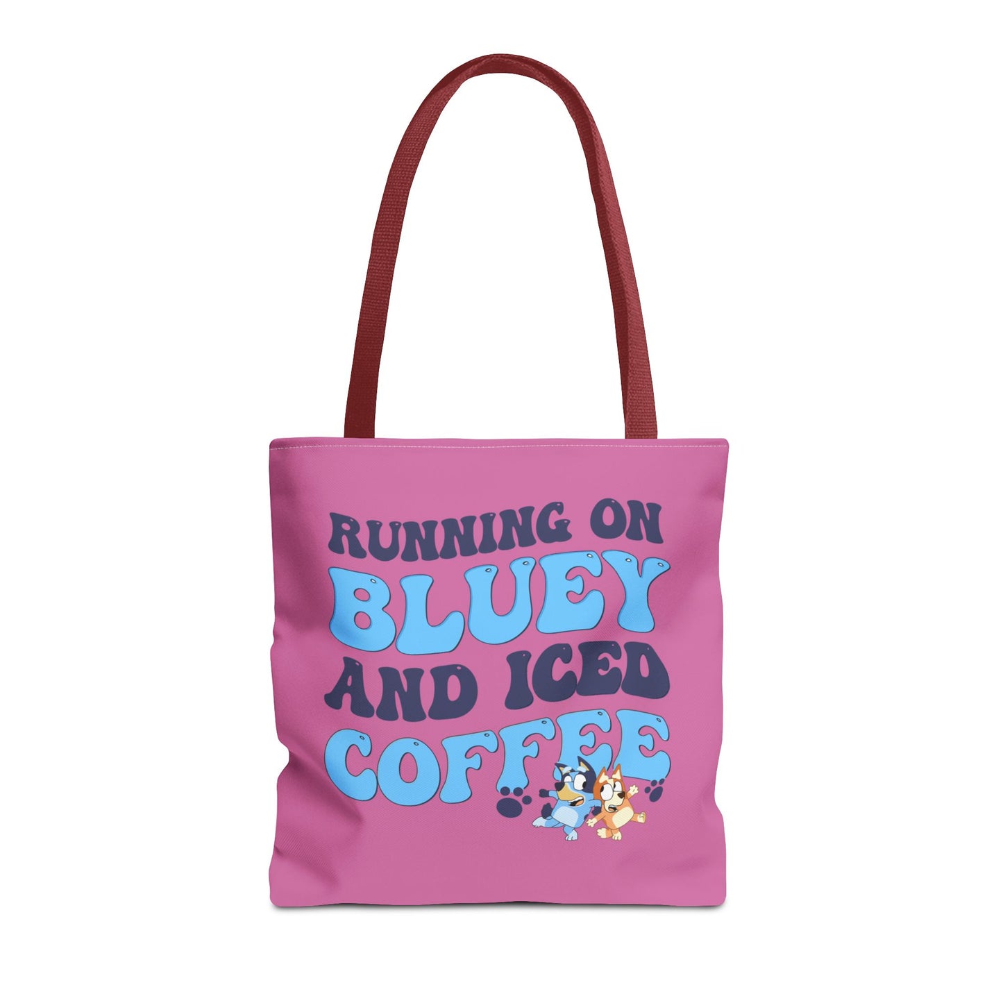 Princess Grace Cute Bluey Coffee Tote Bag Perfect for Dog Lovers & Coffee Enthusiasts