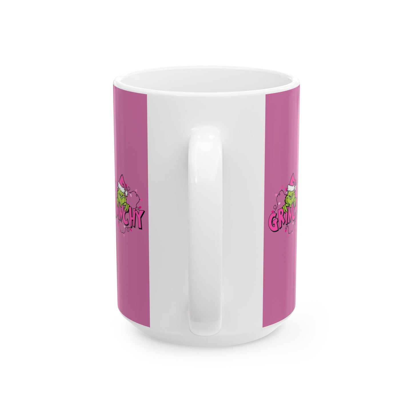 Princess Grace Grinchy Holiday Ceramic Mug Fun 11oz & 15oz Gift for Christmas Lovers