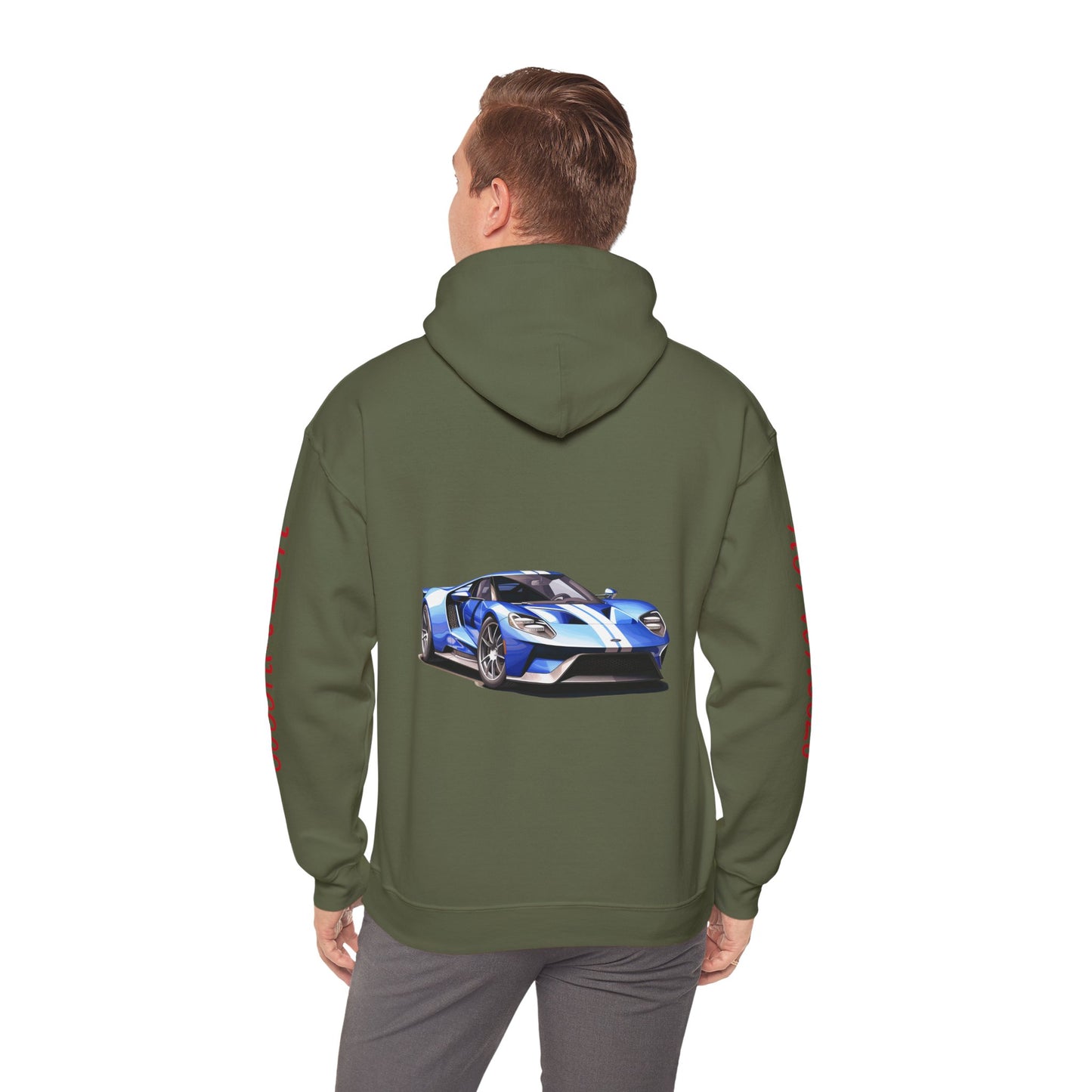 Princess Grace Hot Wheels Unisex Heavy Blend Hoodie Sporty Car Design for Car Enthusiasts