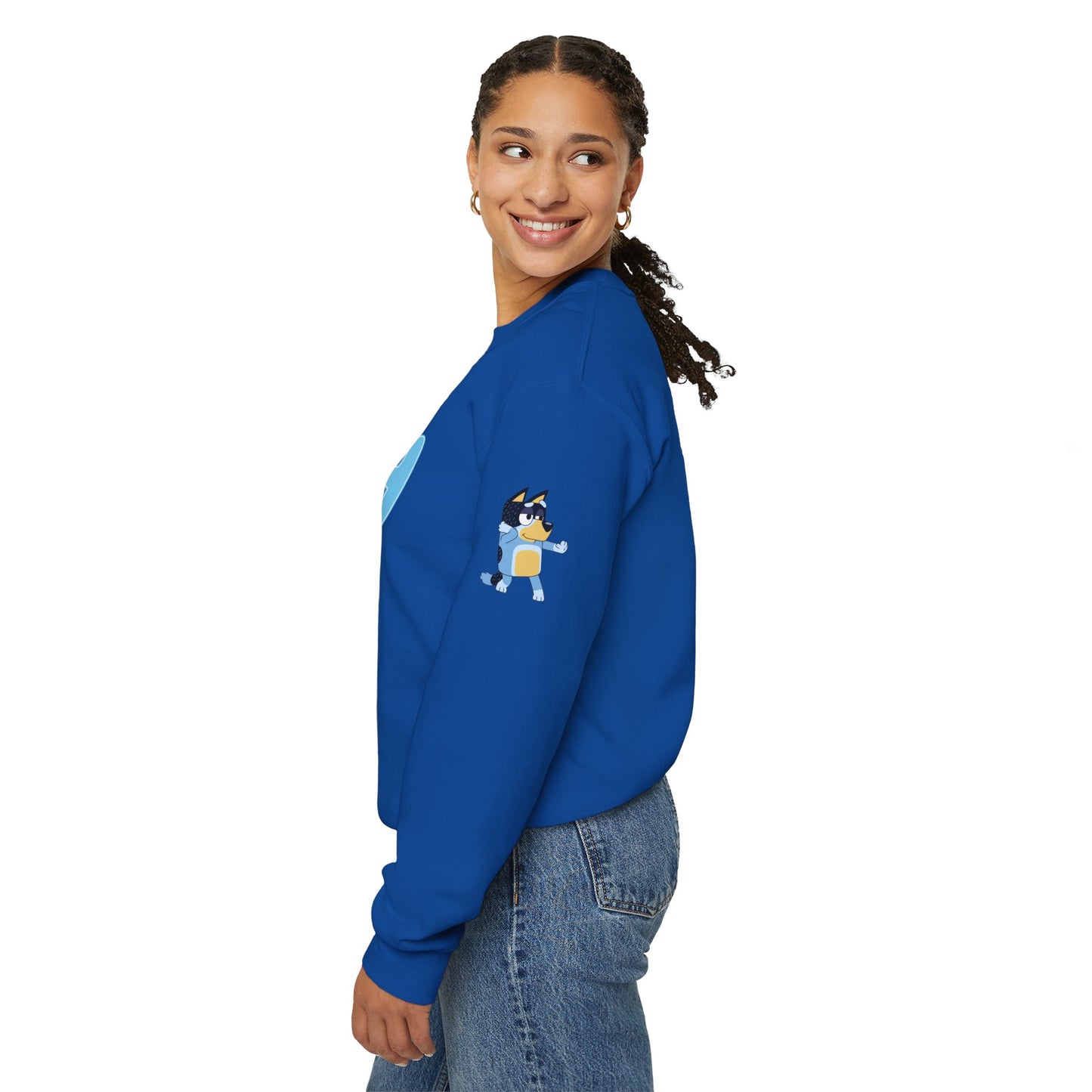 Princess Grace Bluey Character Unisex Crewneck Sweatshirt Cozy and Fun