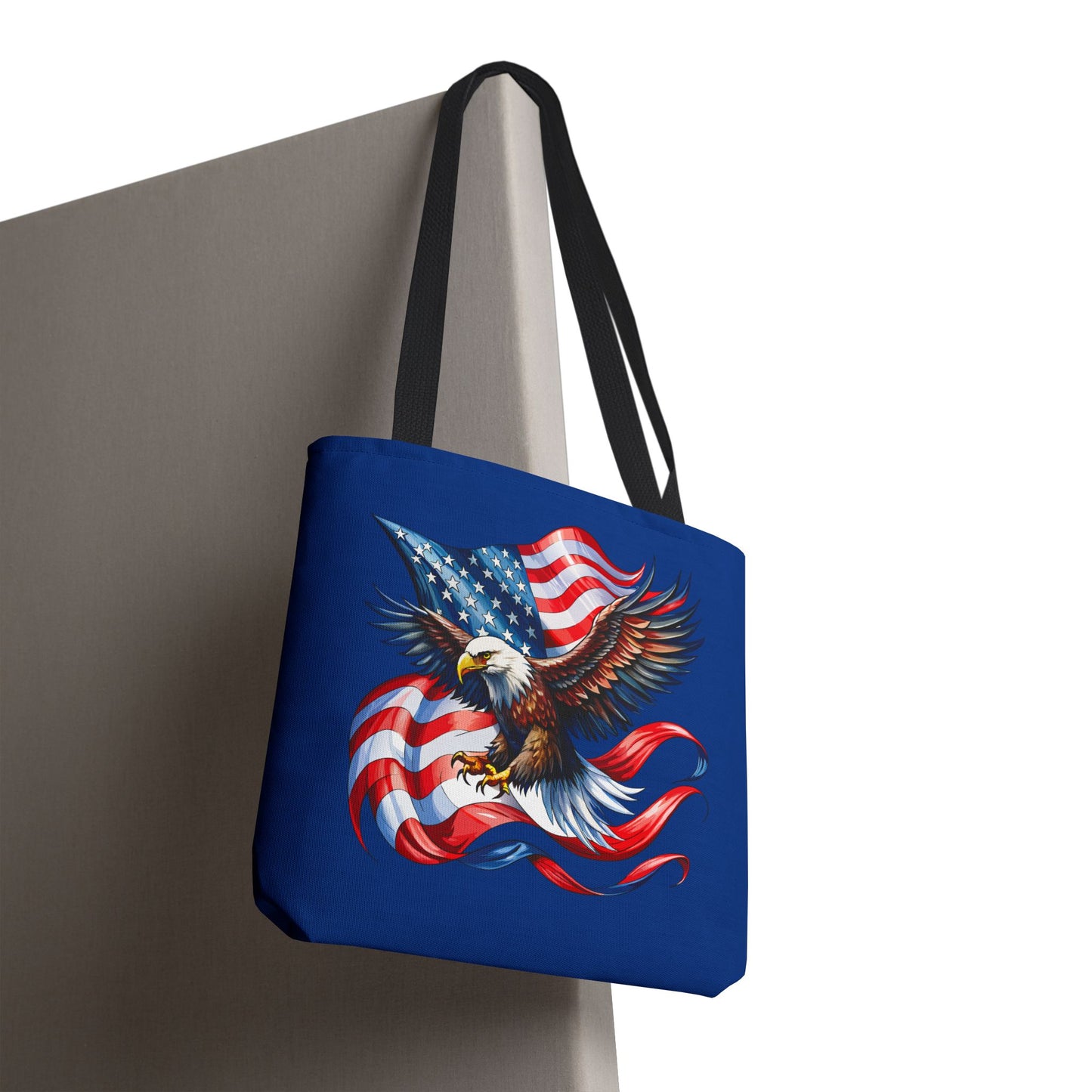 Princess Grace Patriotic Eagle Tote Bag American Flag Design
