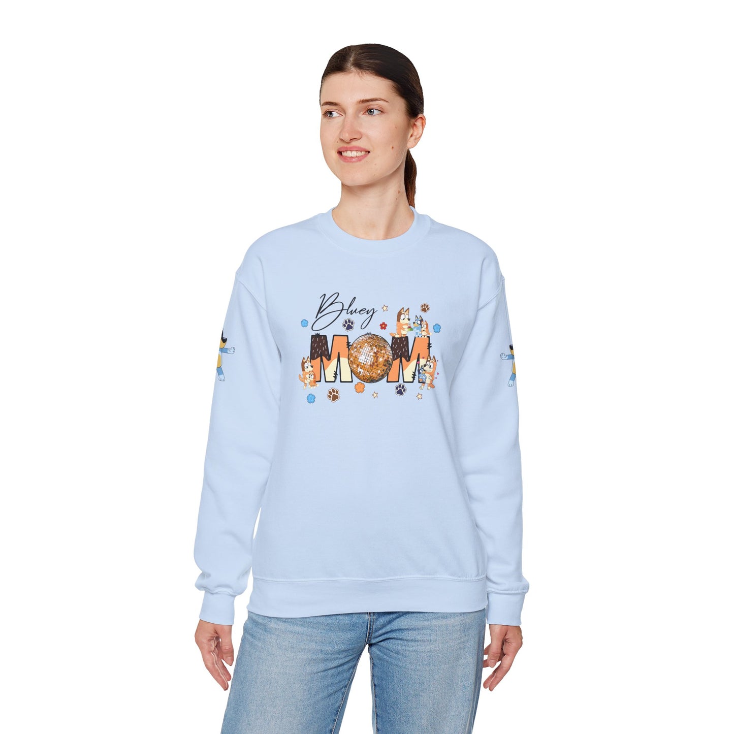 Princess Grace Bluey Mom Crewneck Sweatshirt Cozy Gift for Moms