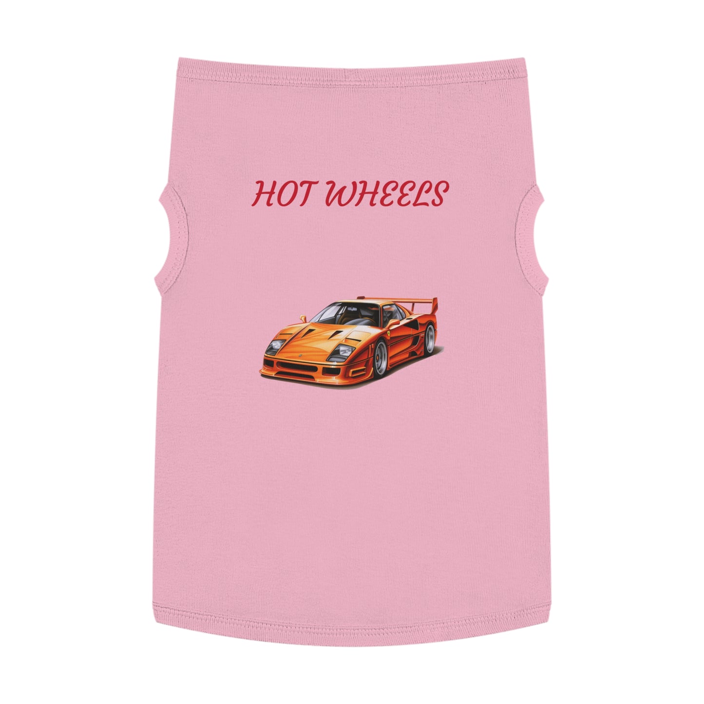 Princess Grace Hot Wheels Cool Car Pet Tank Top Design for Stylish Pets