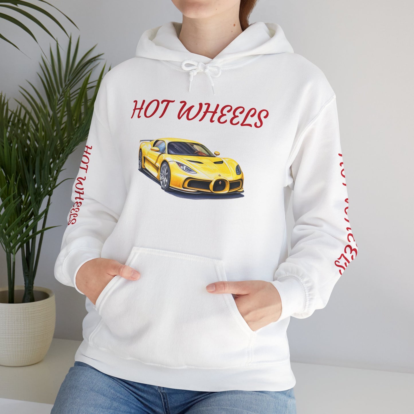 Princess Grace Hot Wheels Unisex Hooded Sweatshirt Racing Style for Car Enthusiasts