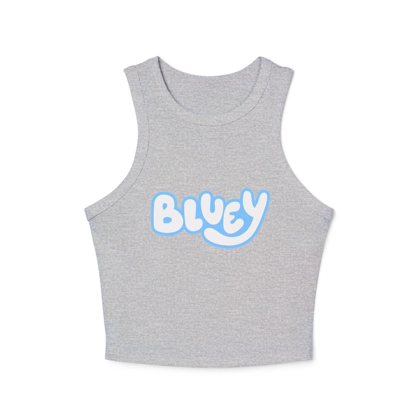 Princess Grace Bluey Women's Micro Rib Racer Tank Top Fun and Stylish for Casual Days