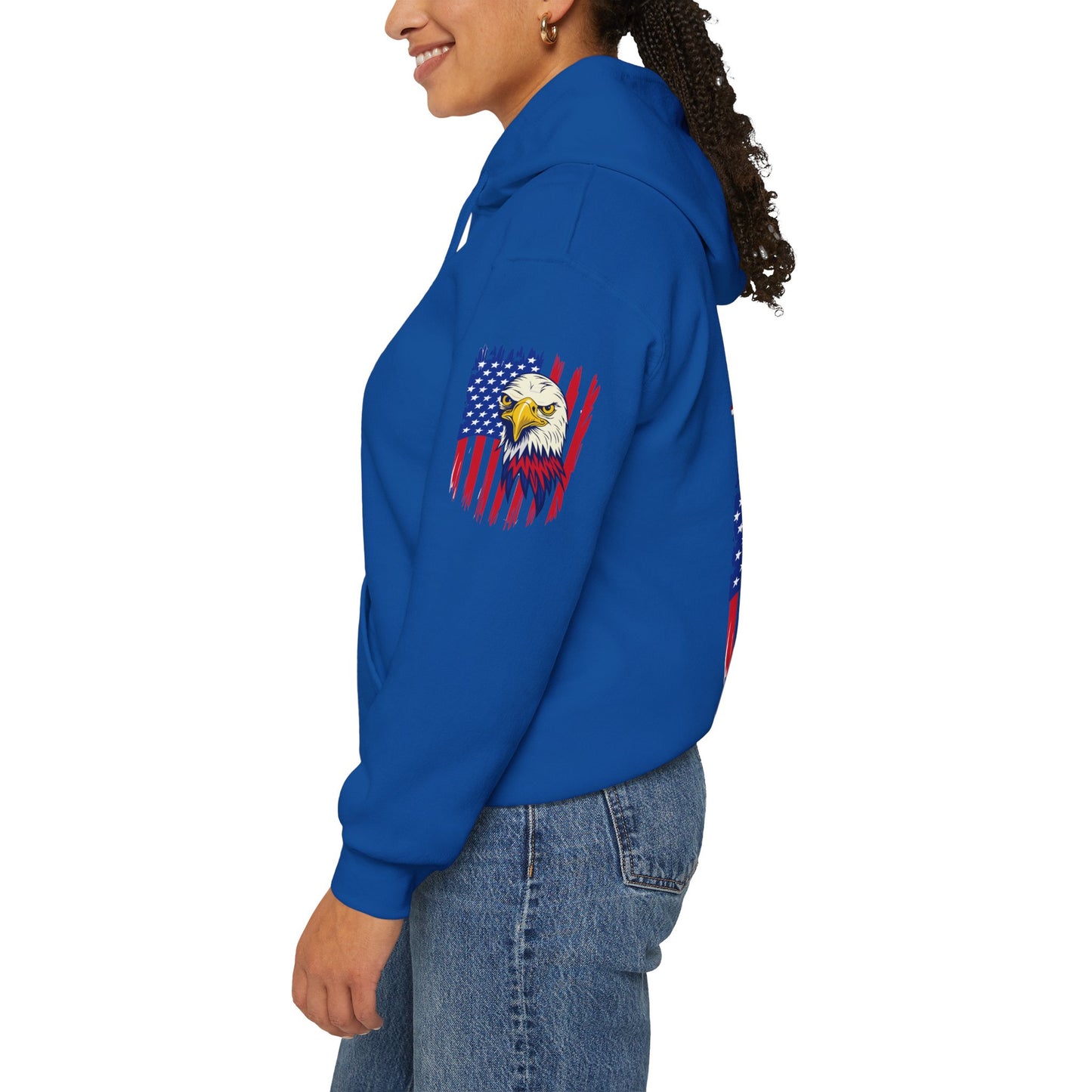 Princess Grace Unisex Air Force Hoodie with Eagle Design